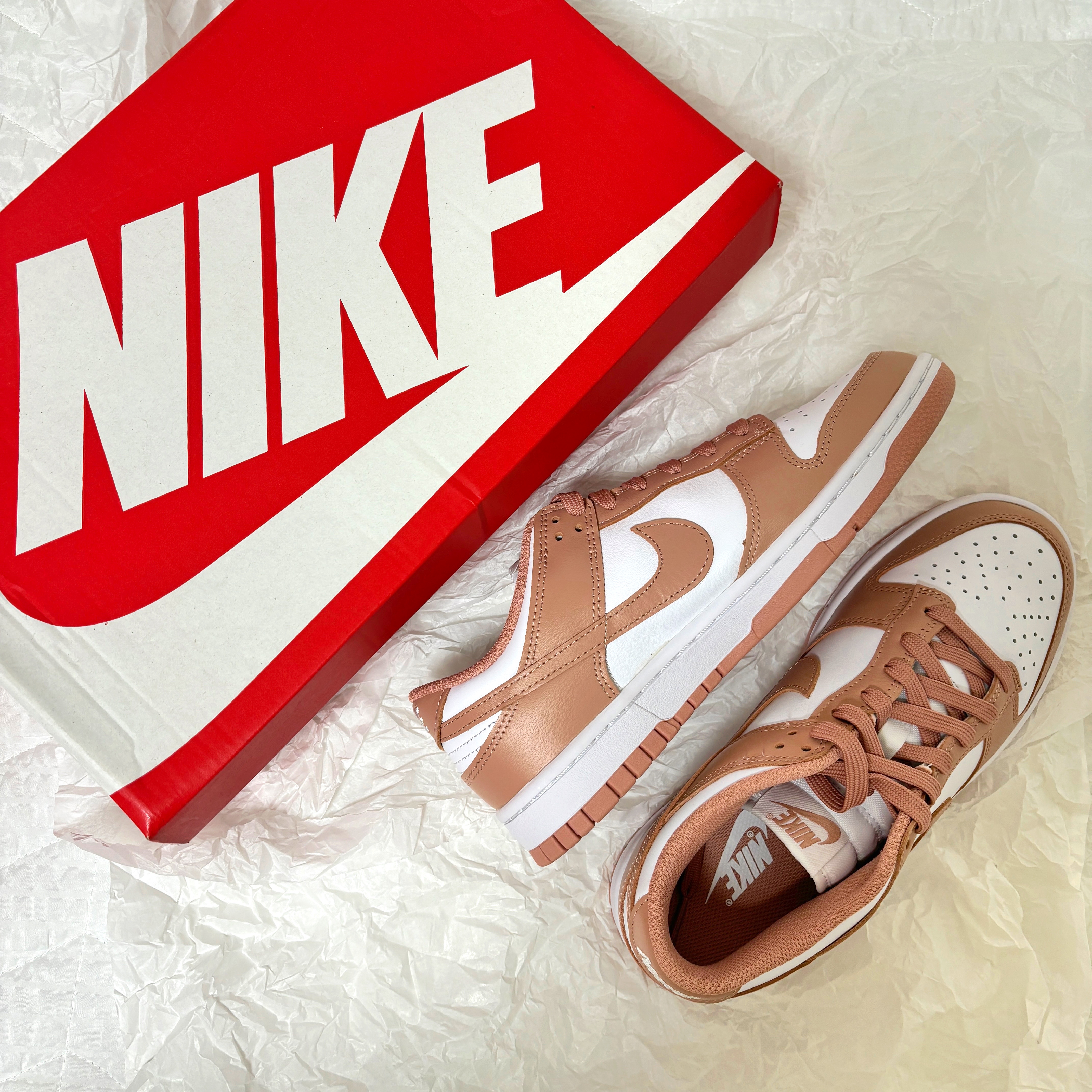(W) Nike Dunk Low Rose Whisper 착용 스타일