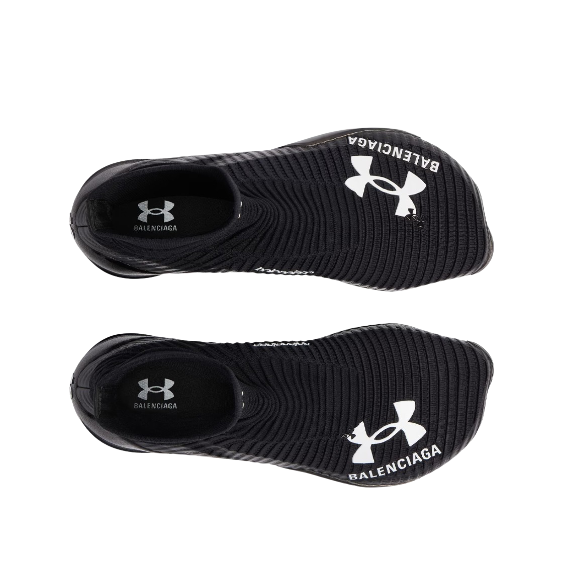 발렌시아가 x 언더아머 하이퍼 스니커즈 블랙 화이트(Balenciaga x Under Armour Hyper Sneaker Black White) - 2