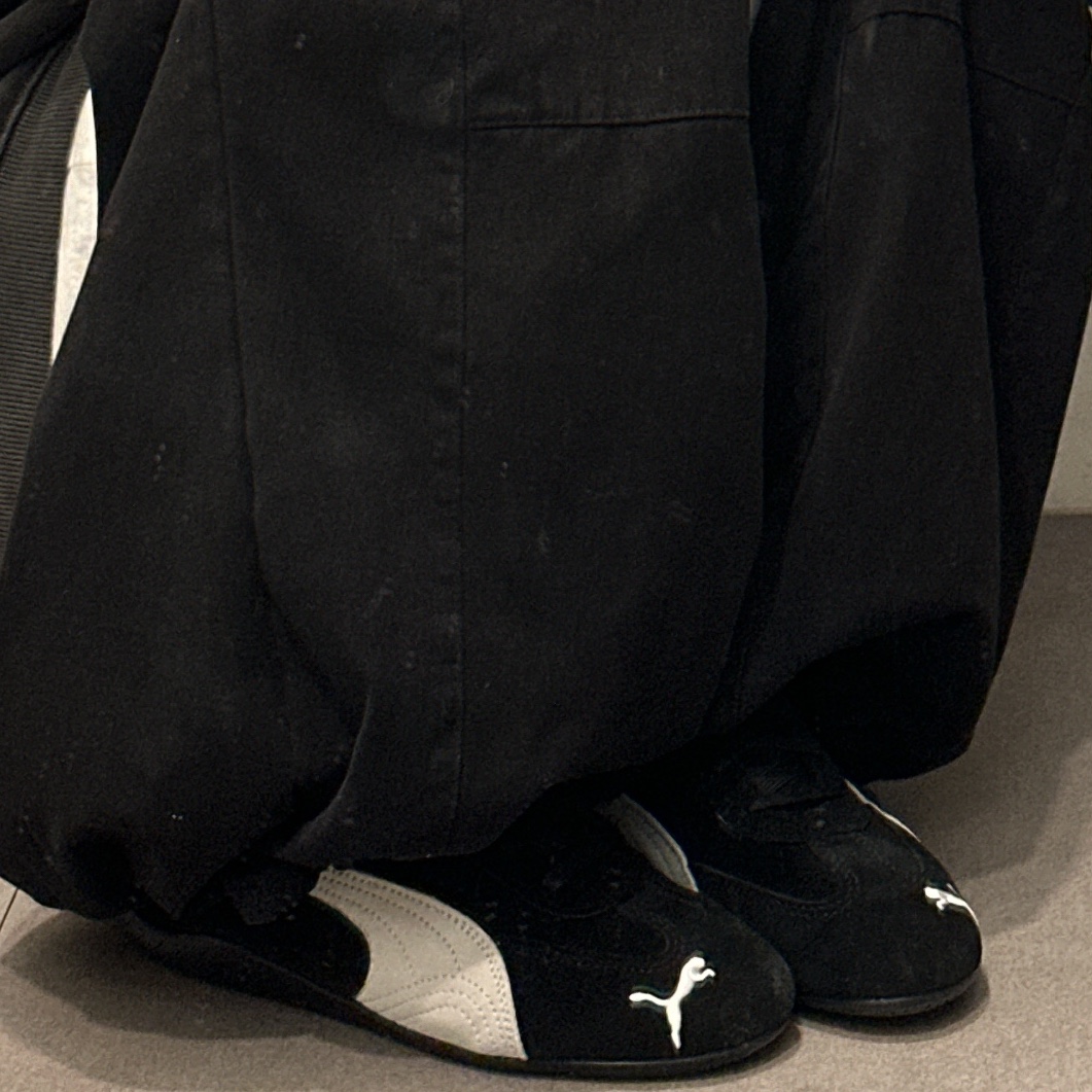 Puma Speedcat OG Black White 착용 스타일