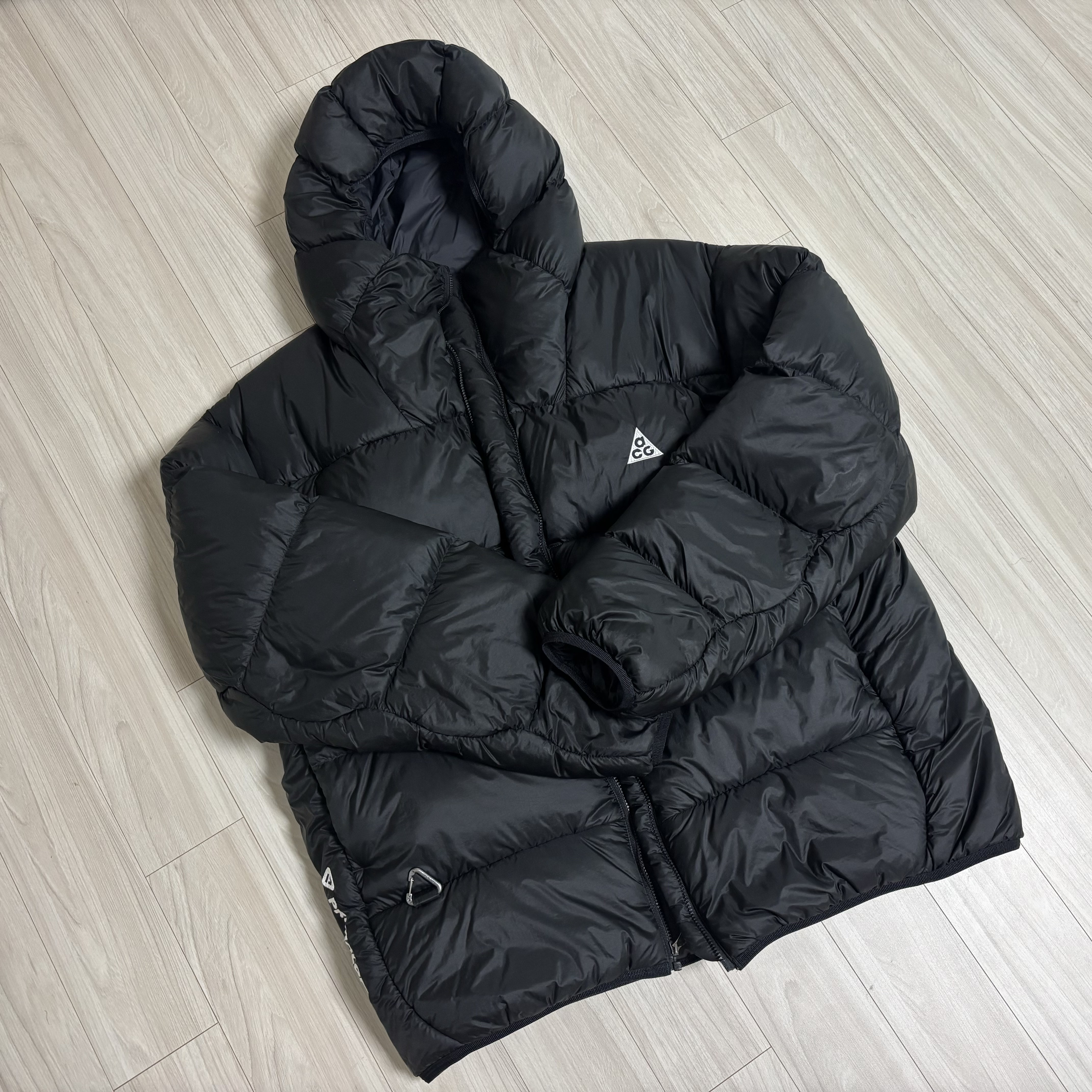 Nike ACG Therma-Fit ADV Lunar Lake Puffer Jacket Black - Asia 착용 스타일
