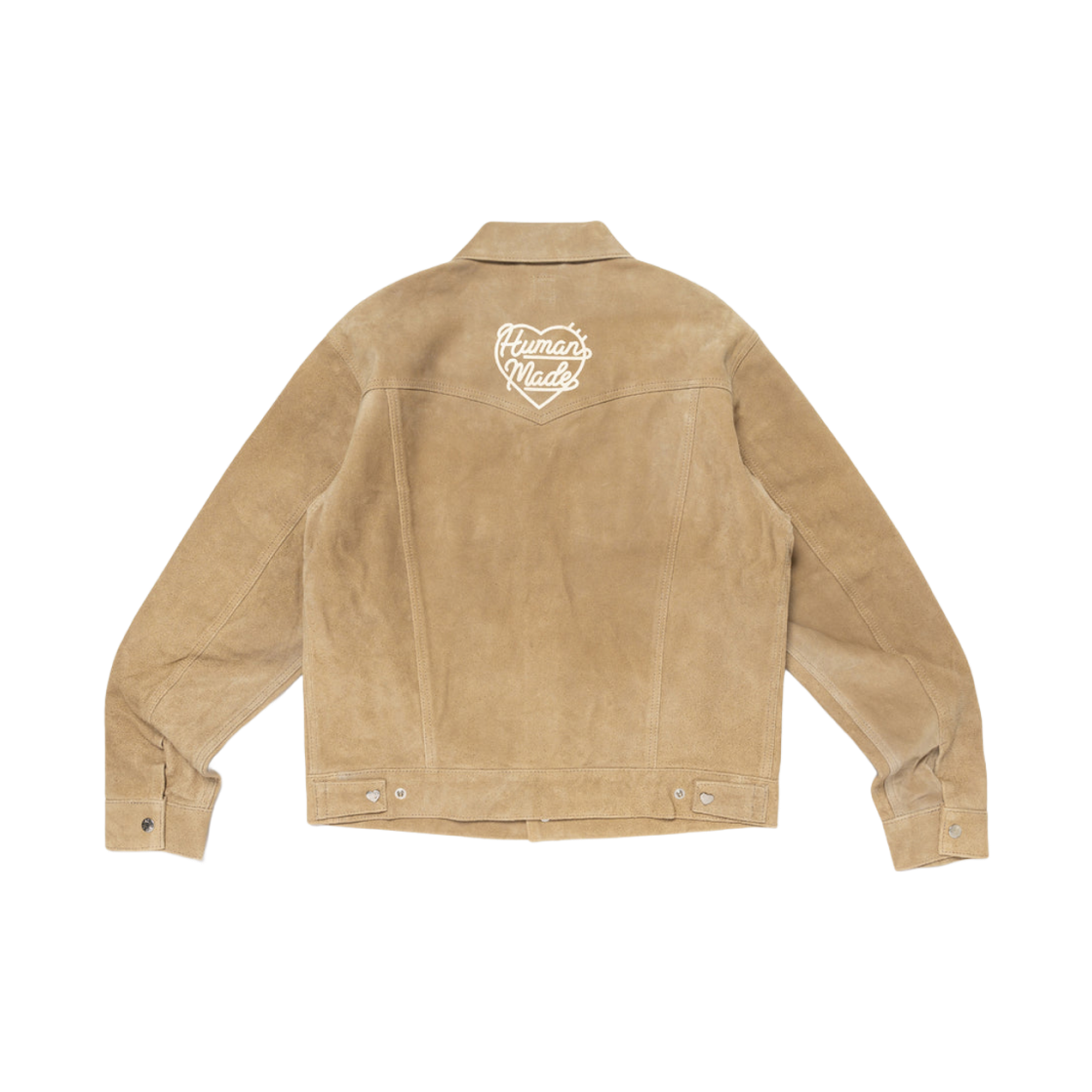 店内商品がすべてレジにて半額！！ 자켓 레더 스웨이드 메이드 휴먼 베이지 KREAM | Made Human | ジャケット・アウター