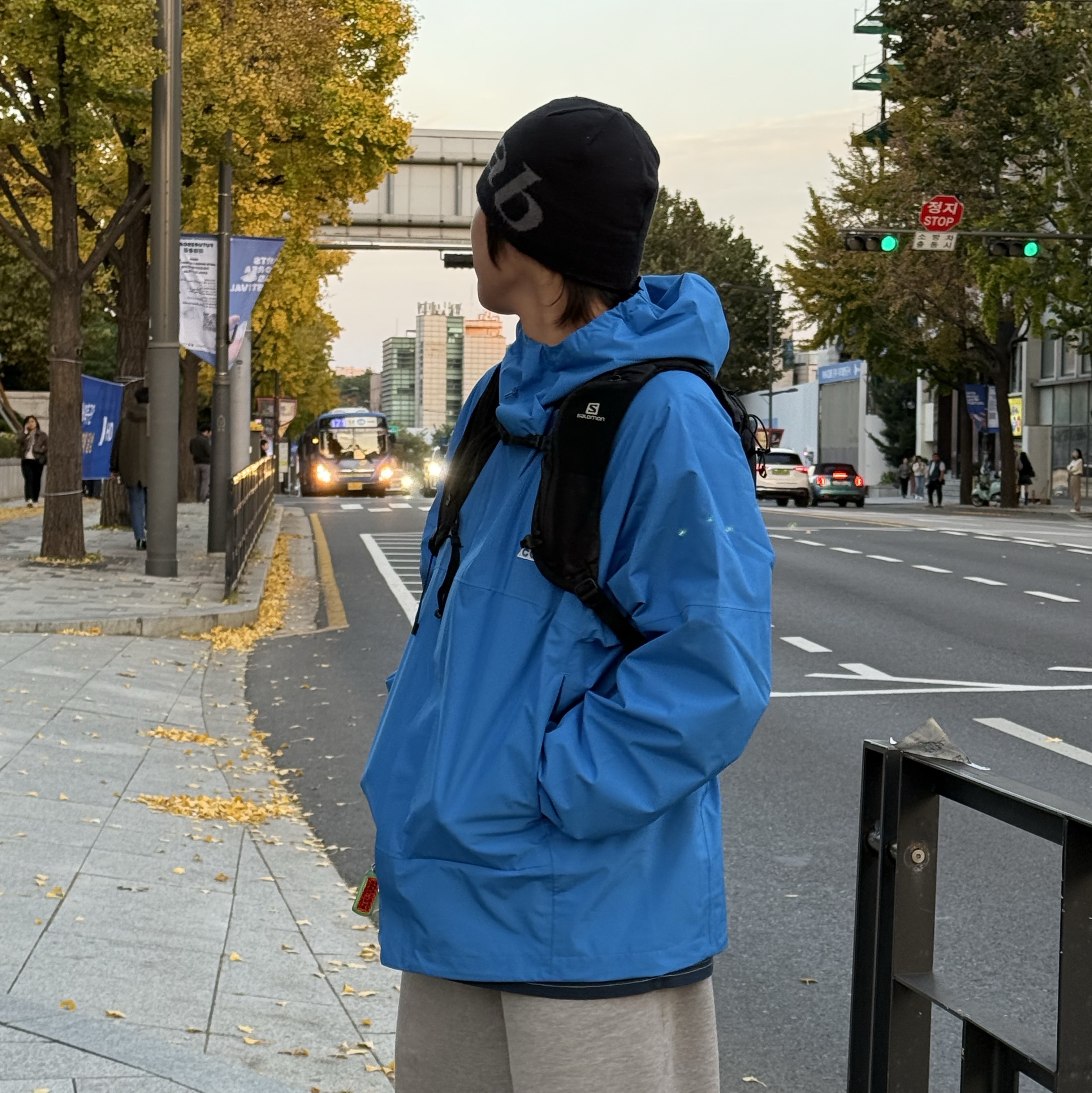 Nike ACG Storm-Fit ADV Cascade Rains Full Zip Jacket Light Photo Blue Summit White - Asia 착용 스타일 - 1