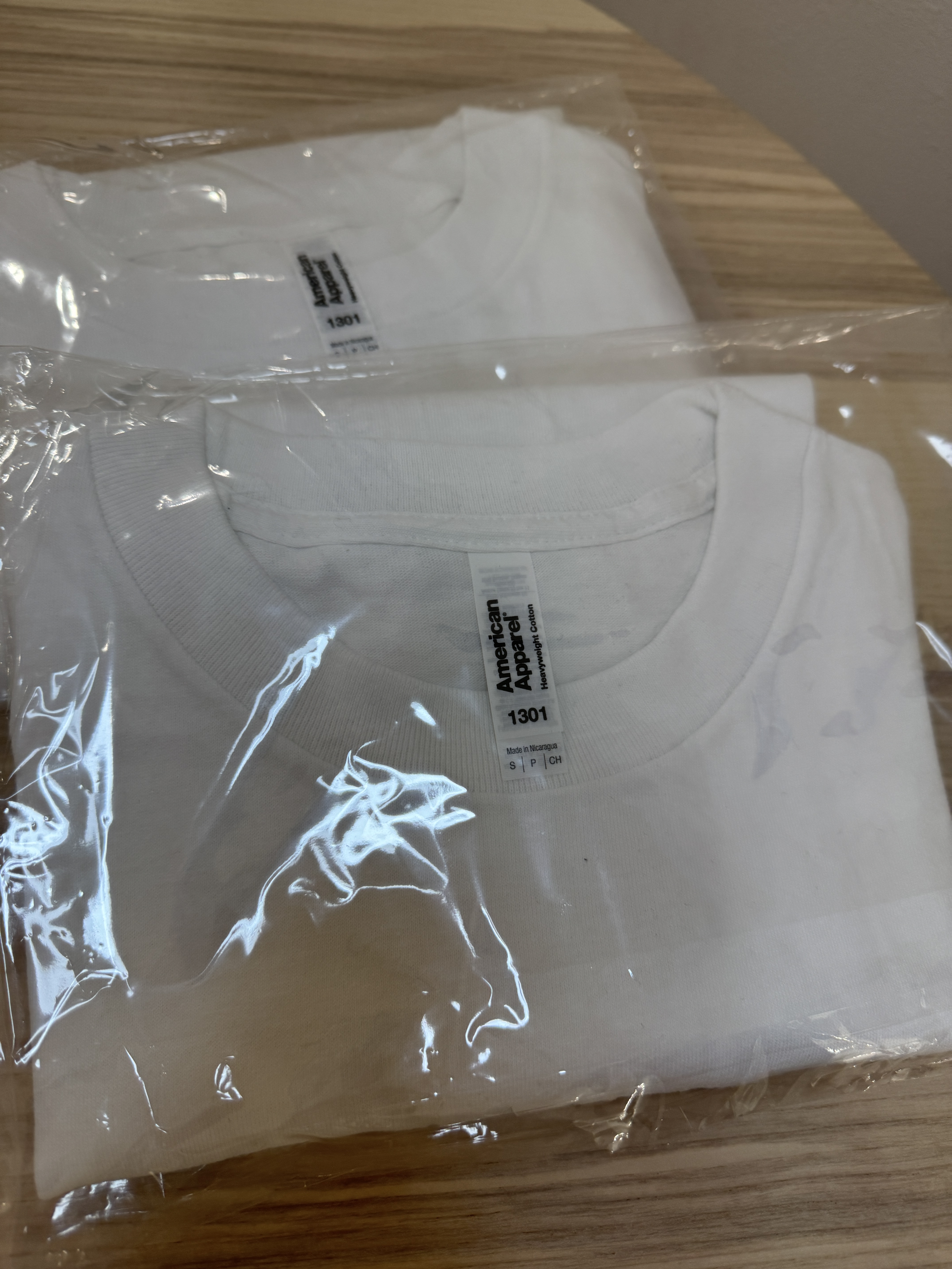AAA Heavy Cotton 1301 T-Shirt White (2Pack) 착용 스타일