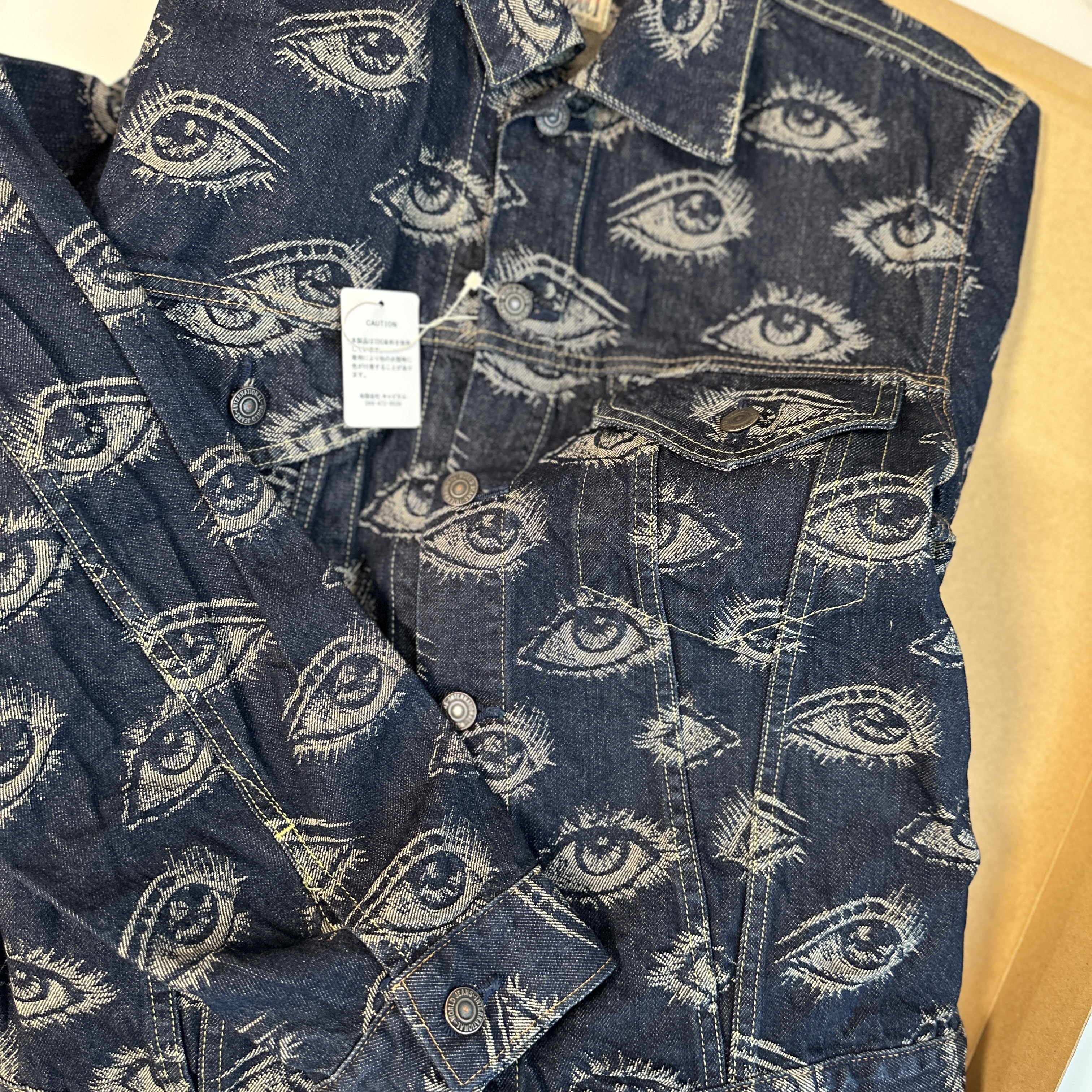 Kapital 12 oz. Speakeasy Denim 3rd Jacket Indigo 착용 스타일 - 1