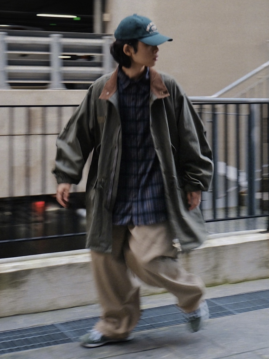 New Balance 1400 Made in USA Mountain Green 착용 스타일 - 2