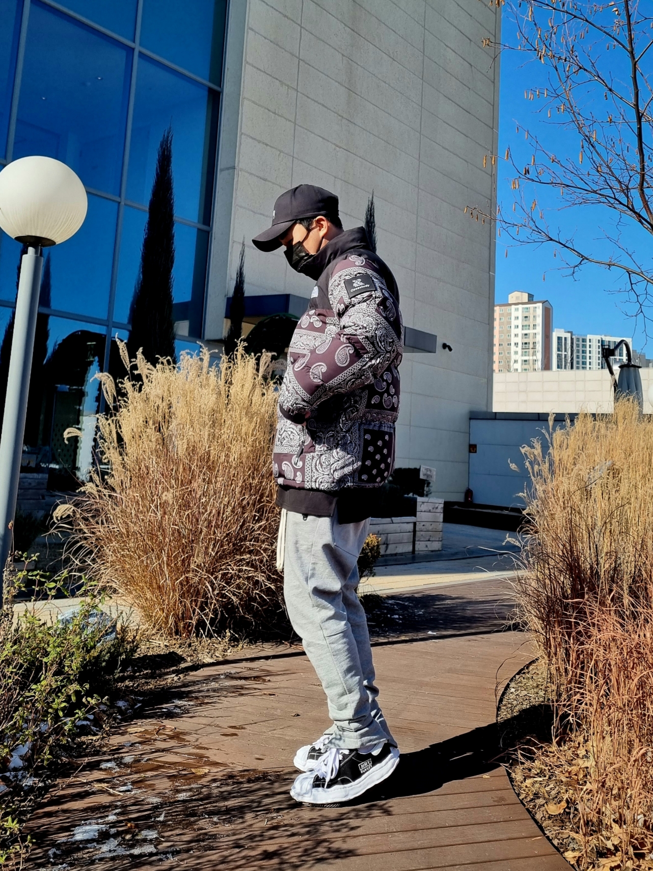 The North Face Nuptse Down Jacket Black, The North Face Nuptse Down Jacket Red 착용 스타일