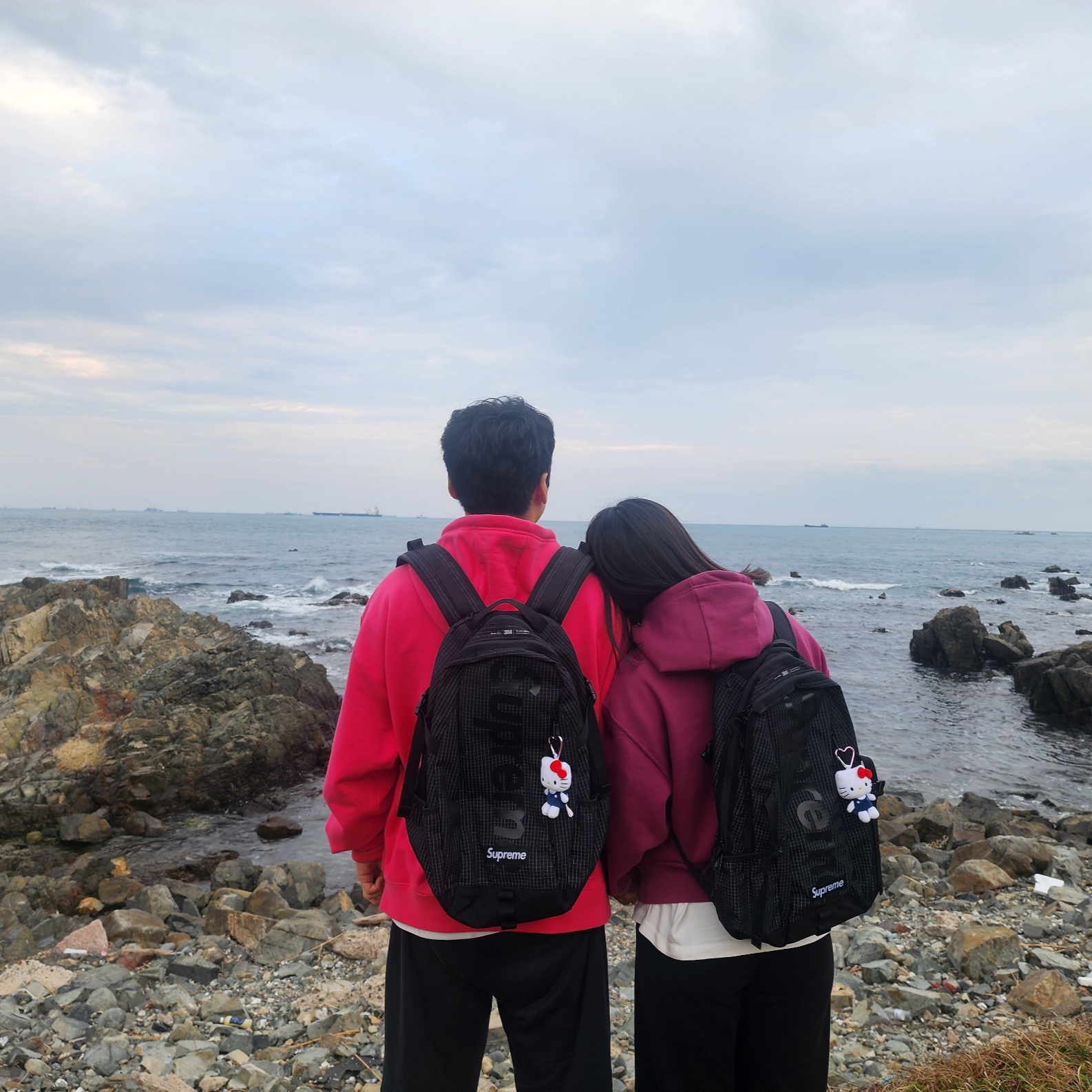 Supreme Backpack Black - 24SS, Nike ACG Pullover Hoodie Rush Pink - US/EU 착용 스타일