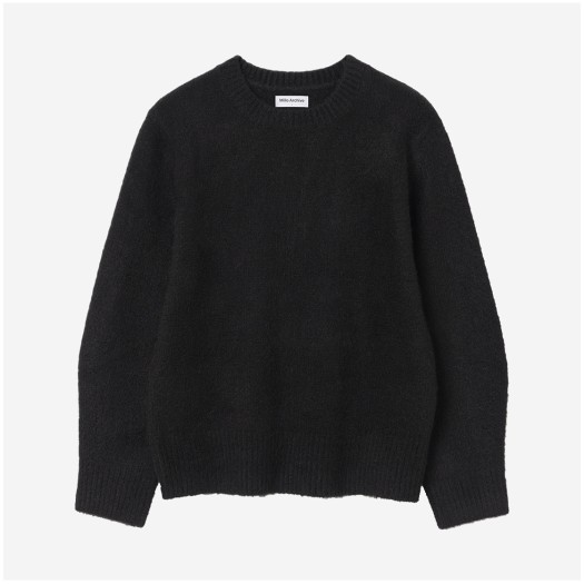 ML425BLK Millo Archive Crop Silhouette Knit Black