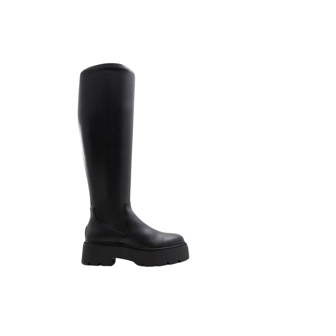 (W) 알도 카렐다니 니 하이 부츠 블랙((W) Aldo Kareldani Knee High Boots Black)