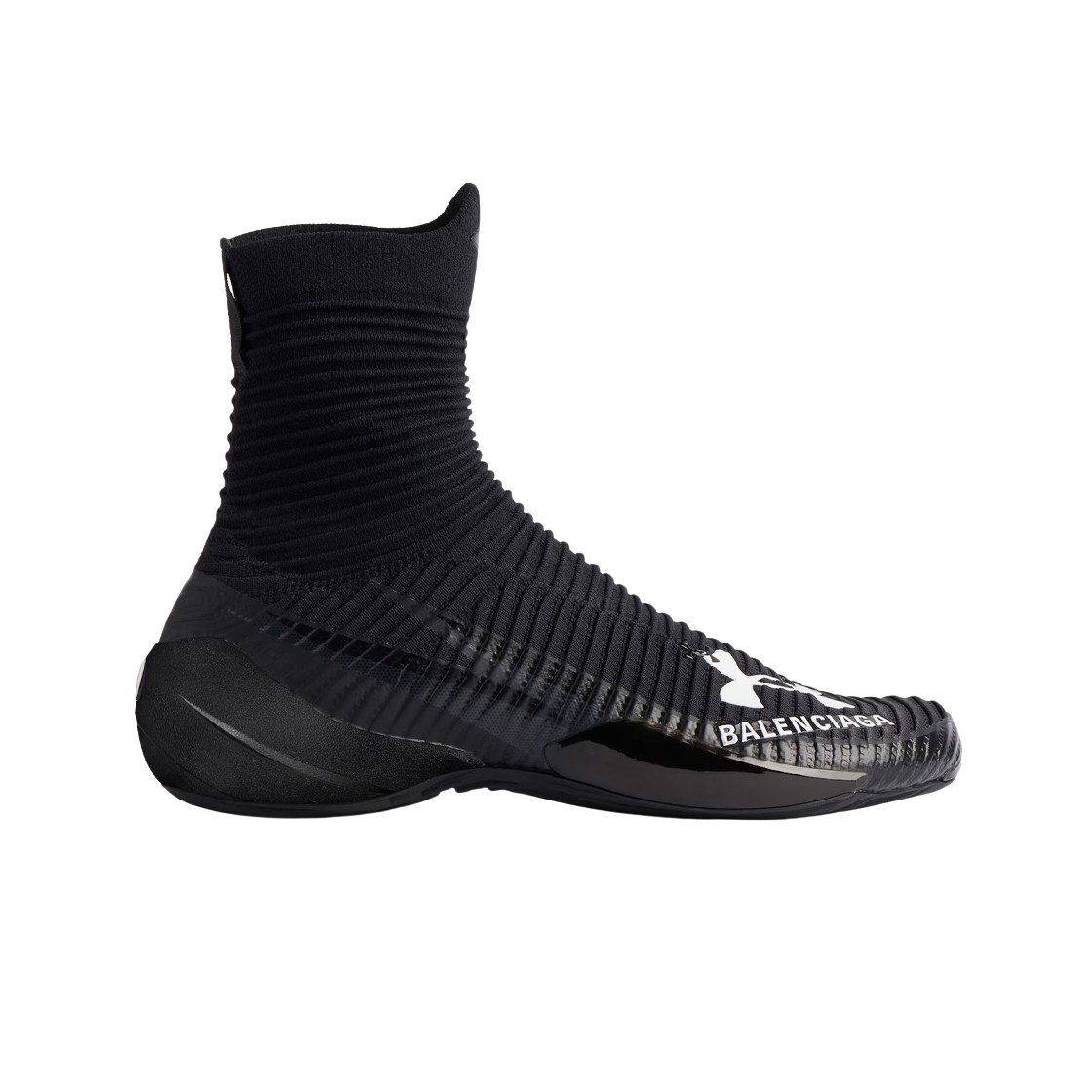 811989WUASO1090 Balenciaga x Under Armour Hyper Sneaker Black White