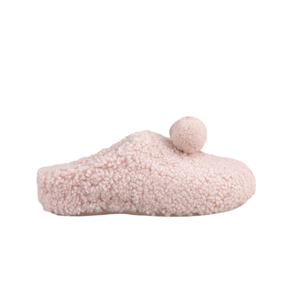 (W) 핏플랍 슈브 폼폼 클로그 슬리퍼 베이지((W) FITFLOP Shuv Pom Pom Clog Slipper Beige) - 1