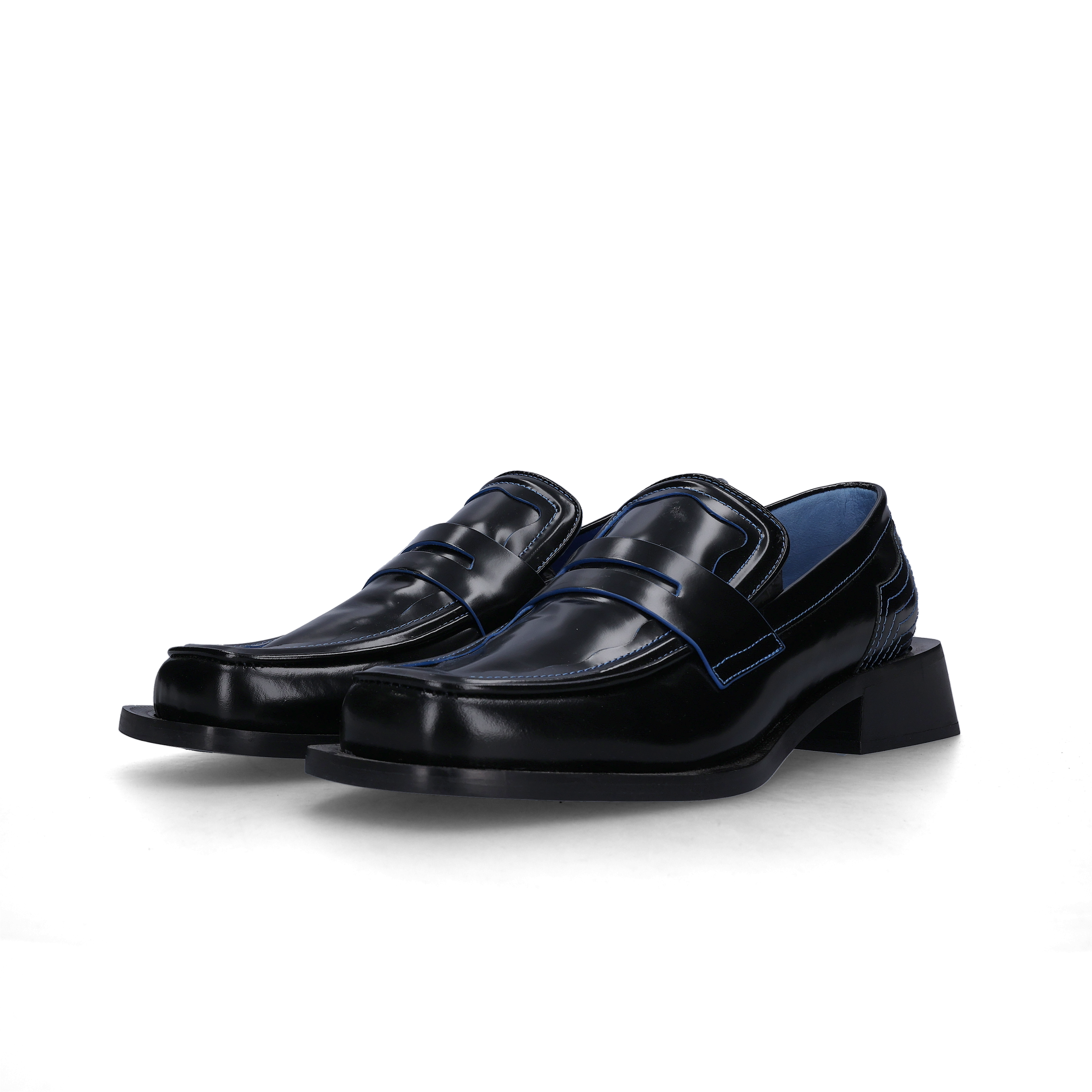 Zara x Ader Error Leather Loafers Black