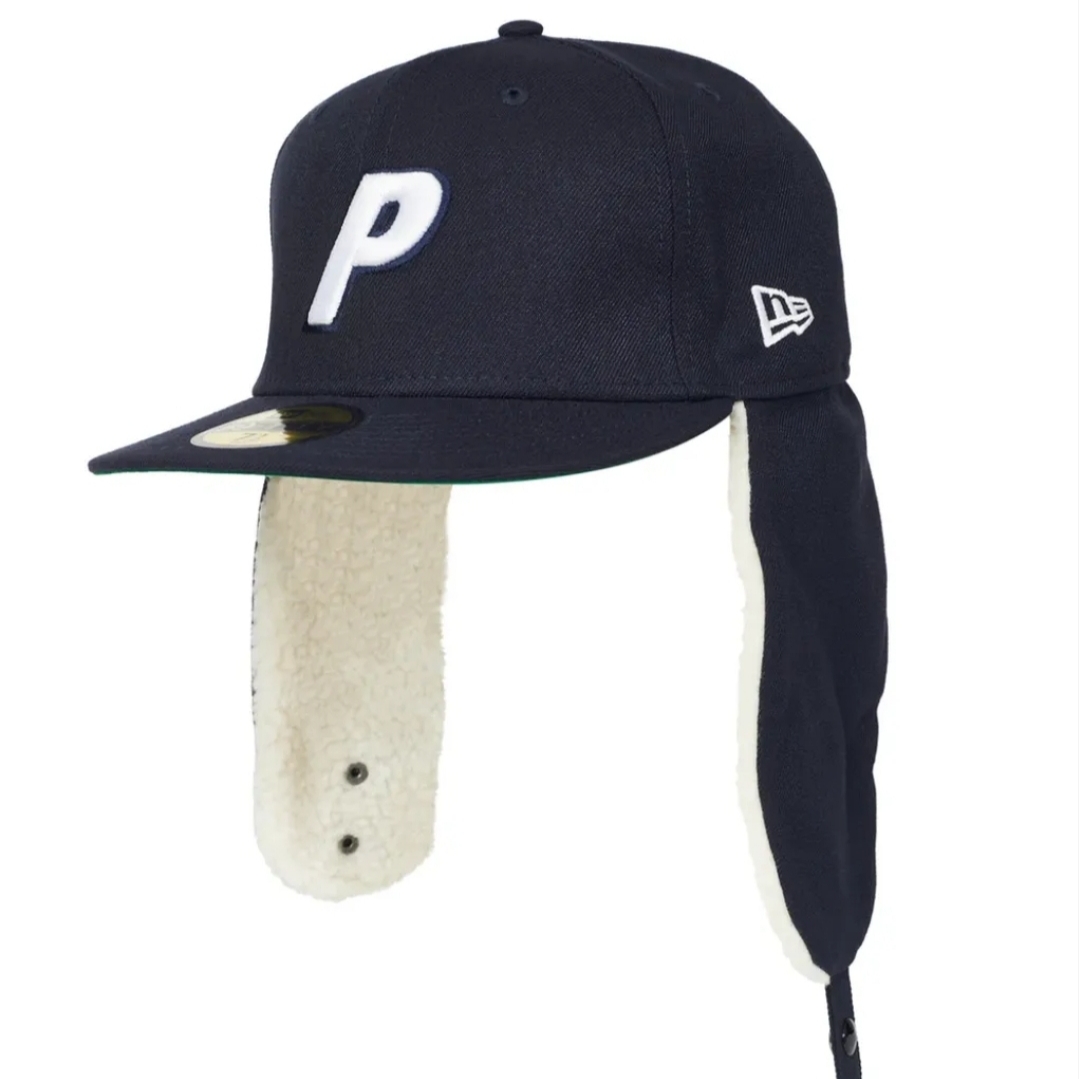 Palace New Era Dogear LP 59Fifty Navy - 24FW 착용 스타일 - 1