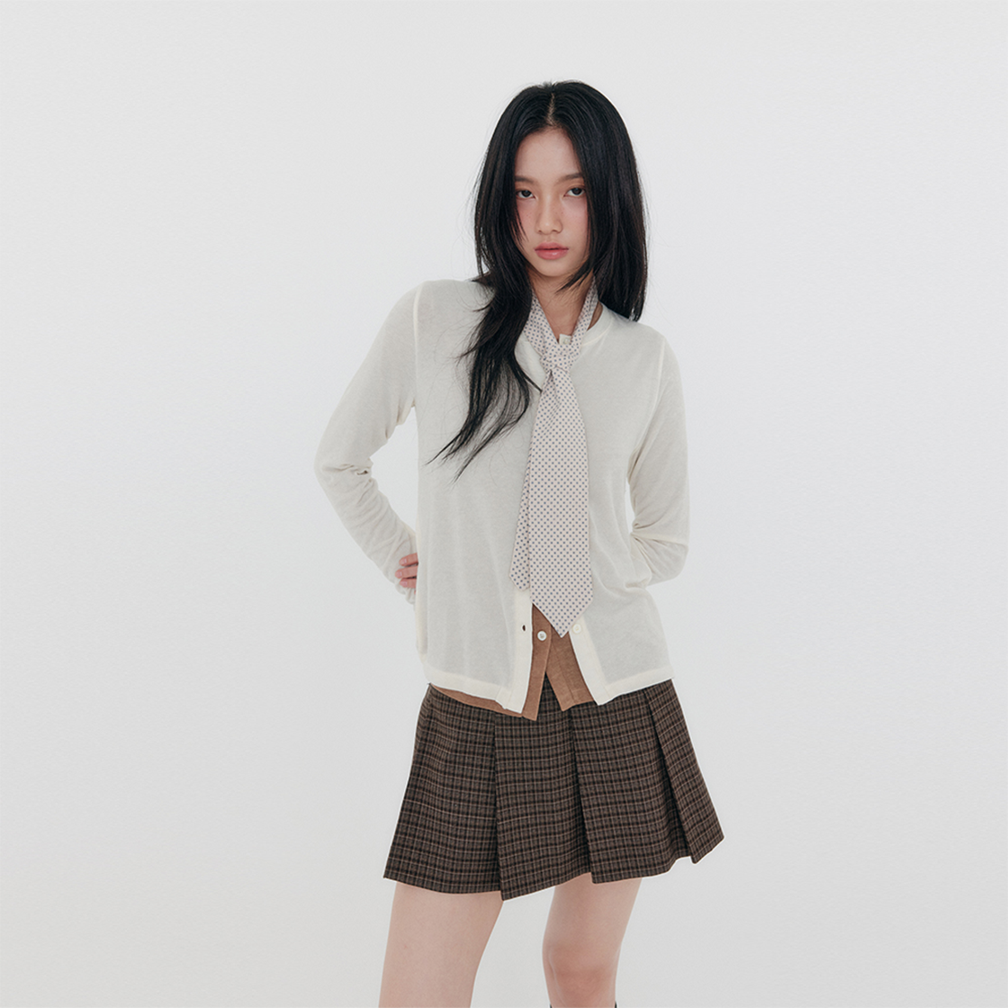 지지지 스타 타이 라이트 베이지(zeezeezee Star Tie Light Beige) - 2