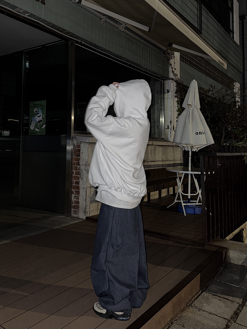 Nike x Stussy Air Penny II Rattan and Limestone, Stussy Basic Stussy LS T-Shirt White 착용 스타일 - 7
