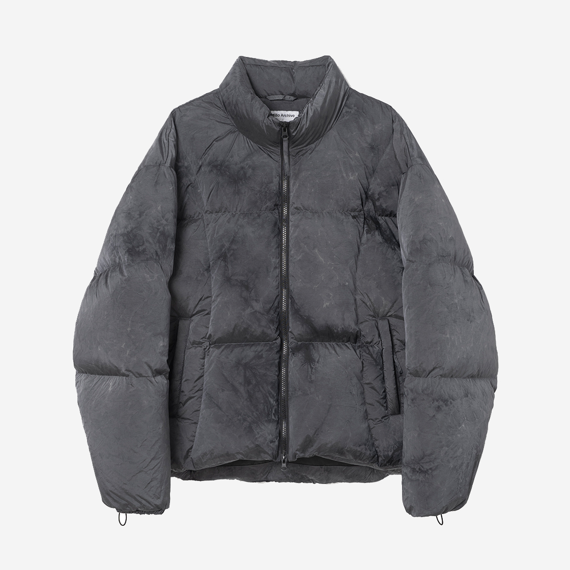 밀로 아카이브 아케이드 커브 덕 다운 패딩 멀티 블랙