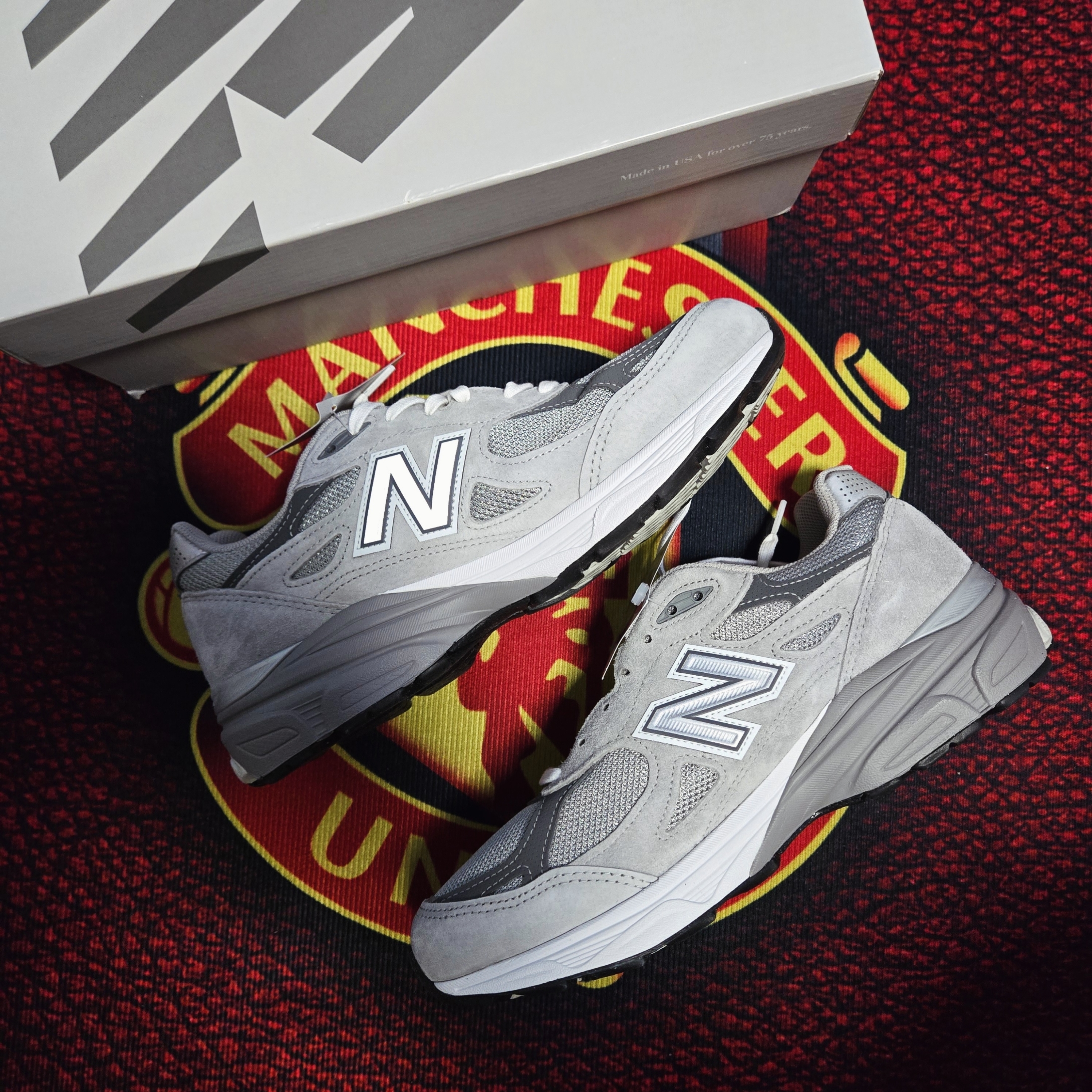New Balance 993 Made in USA Grey - D Standard 착용 스타일