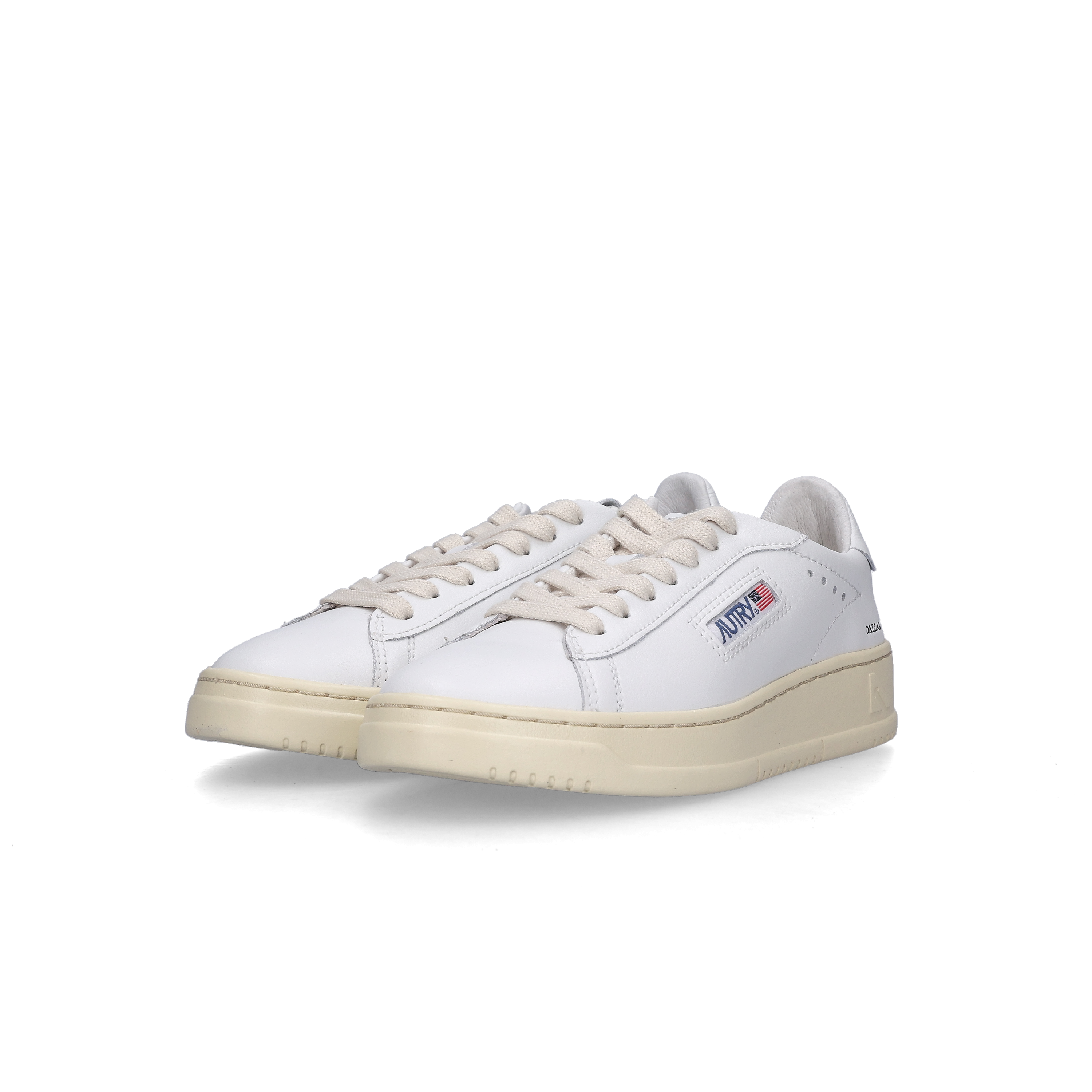 (W) Autry Dallas Low Leather Sneakers White