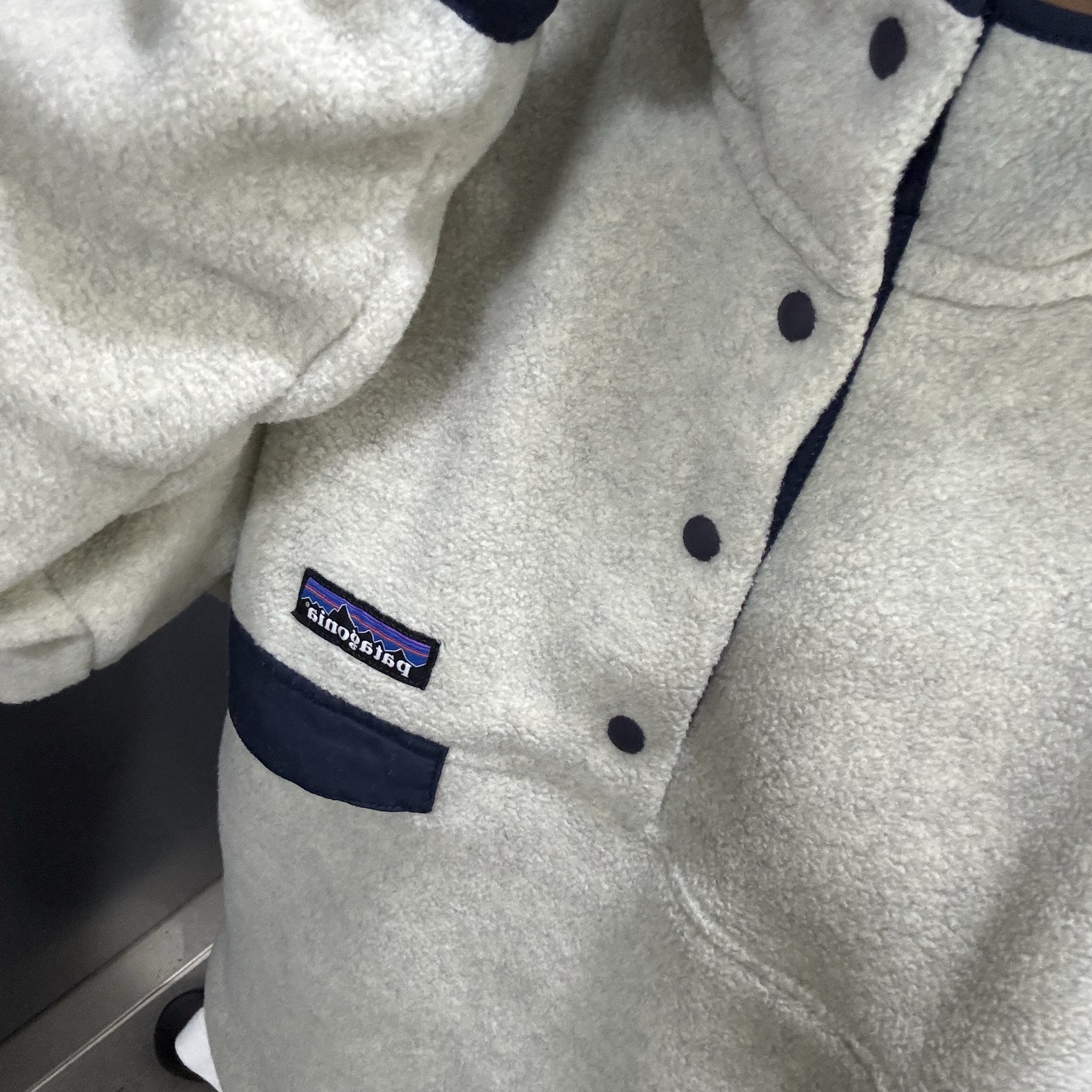 Patagonia Synchilla Snap-T Fleece Pullover Oatmeal Heather 착용 스타일 - 2