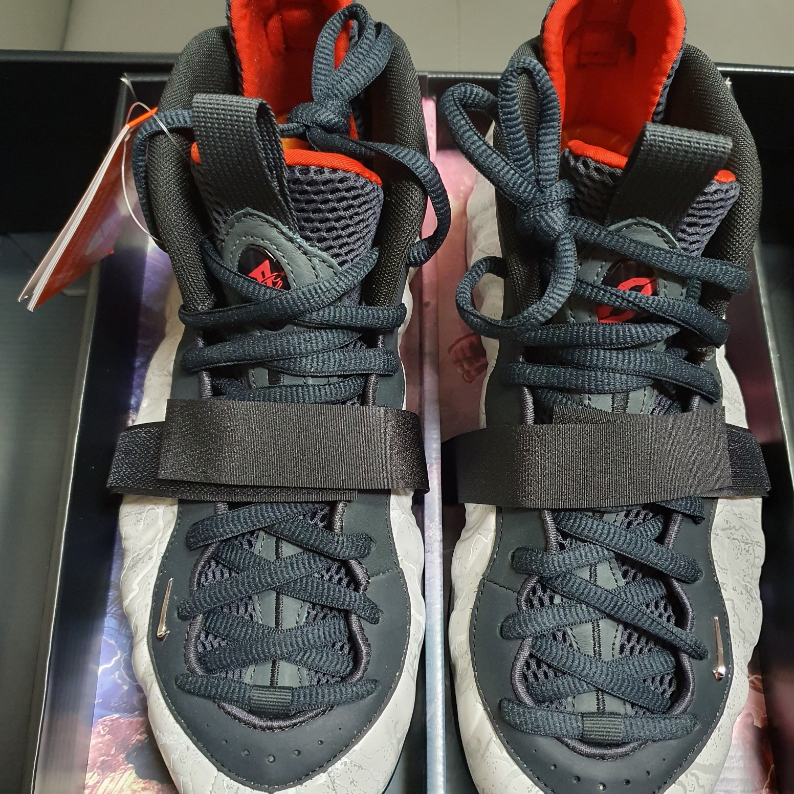 Nike x Tekken 8 Air Foamposite One PRM Jin 착용 스타일