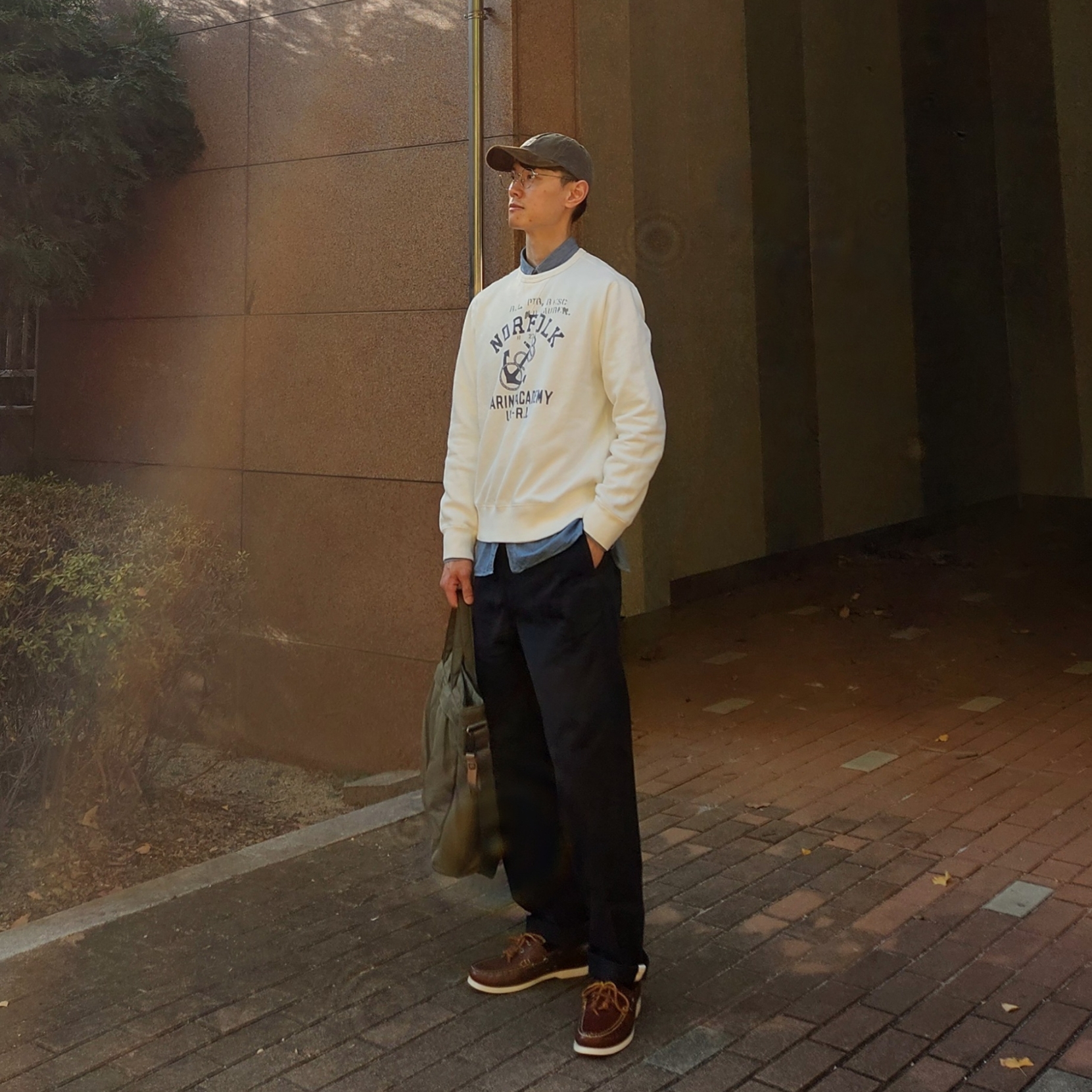 Uniqlo 2-Way Utility Bag Olive, [30% 적립] Polo Ralph Lauren Polo Country Oilcloth Ball Cap Olive - 24FW 착용 스타일