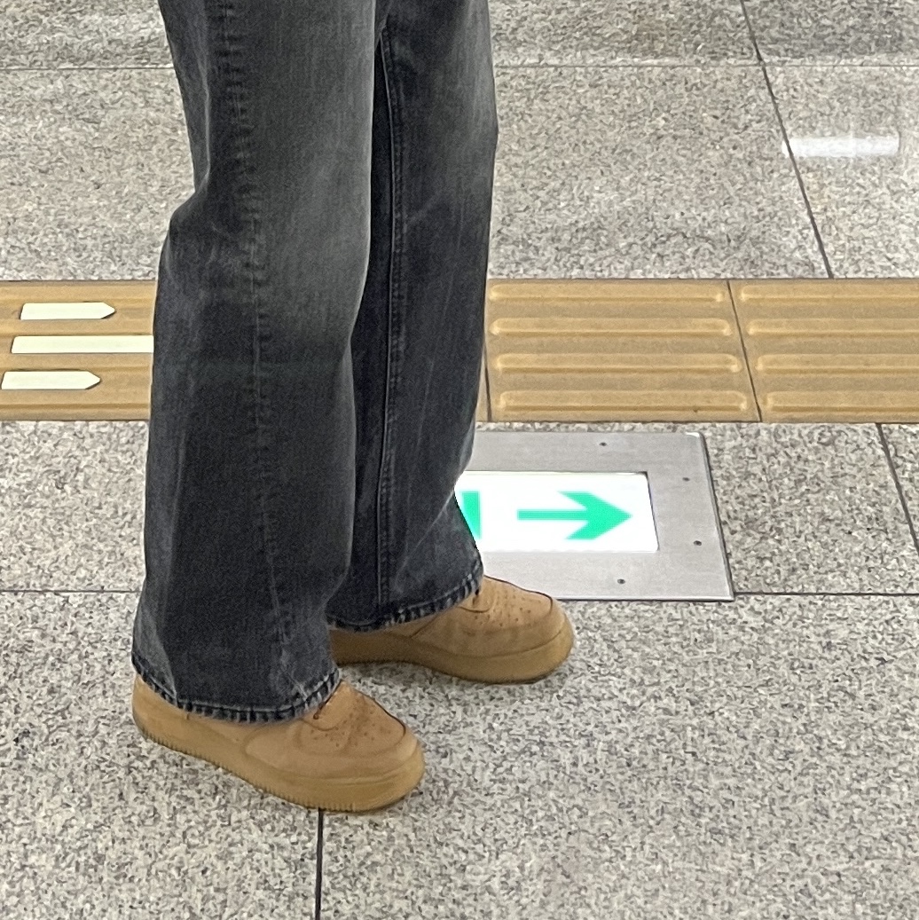 Nike Air Force 1 '07 WB Flax 착용 스타일