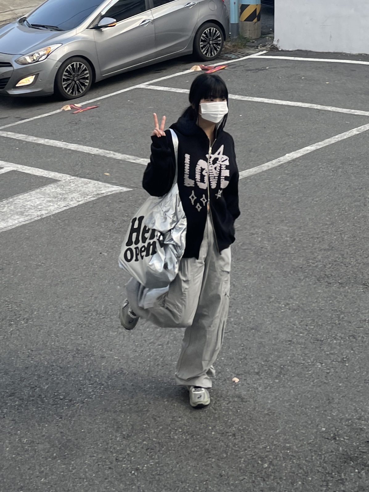 Open Yy x Hello Kitty Shopper Tote Bag Silver, Asics Jog 100 S Sheet Rock - 2E Wide 착용 스타일 - 1