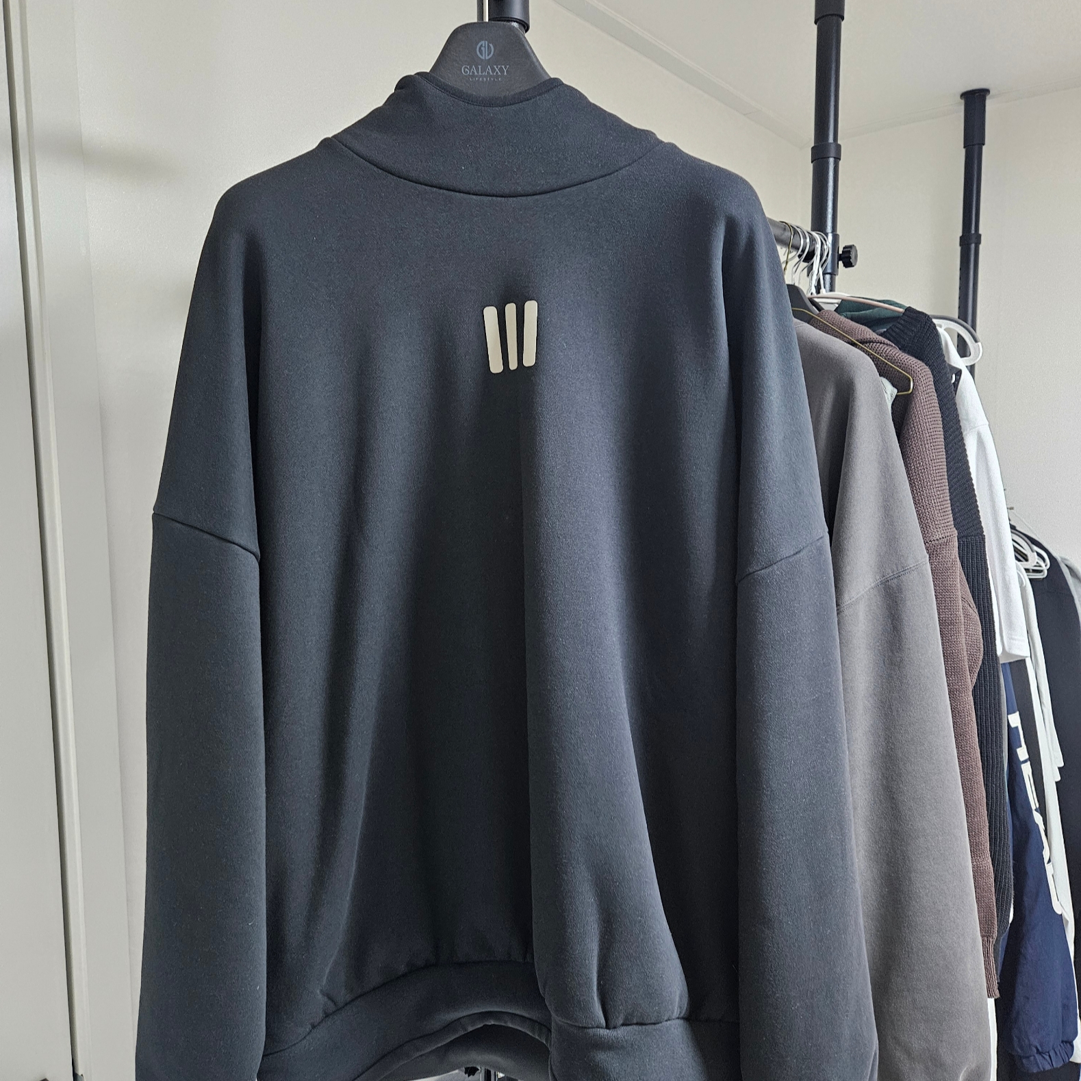 Adidas x Fear of God Athletics Heavy Fleece Hoodie Black - US Sizing 착용 스타일