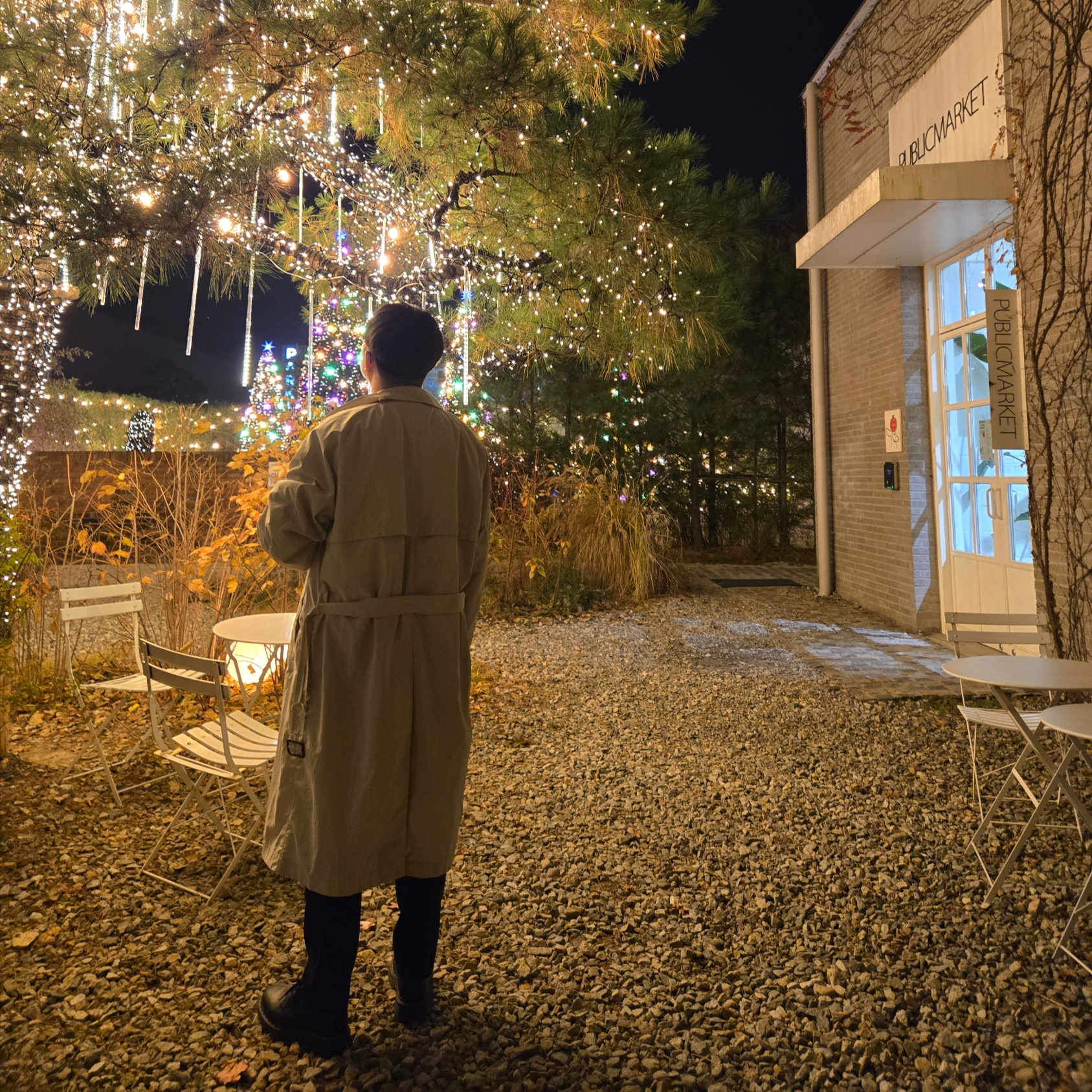 Uniqlo U Trench Coat Natural, Uniqlo +J Wool Pants Dark Grey 착용 스타일