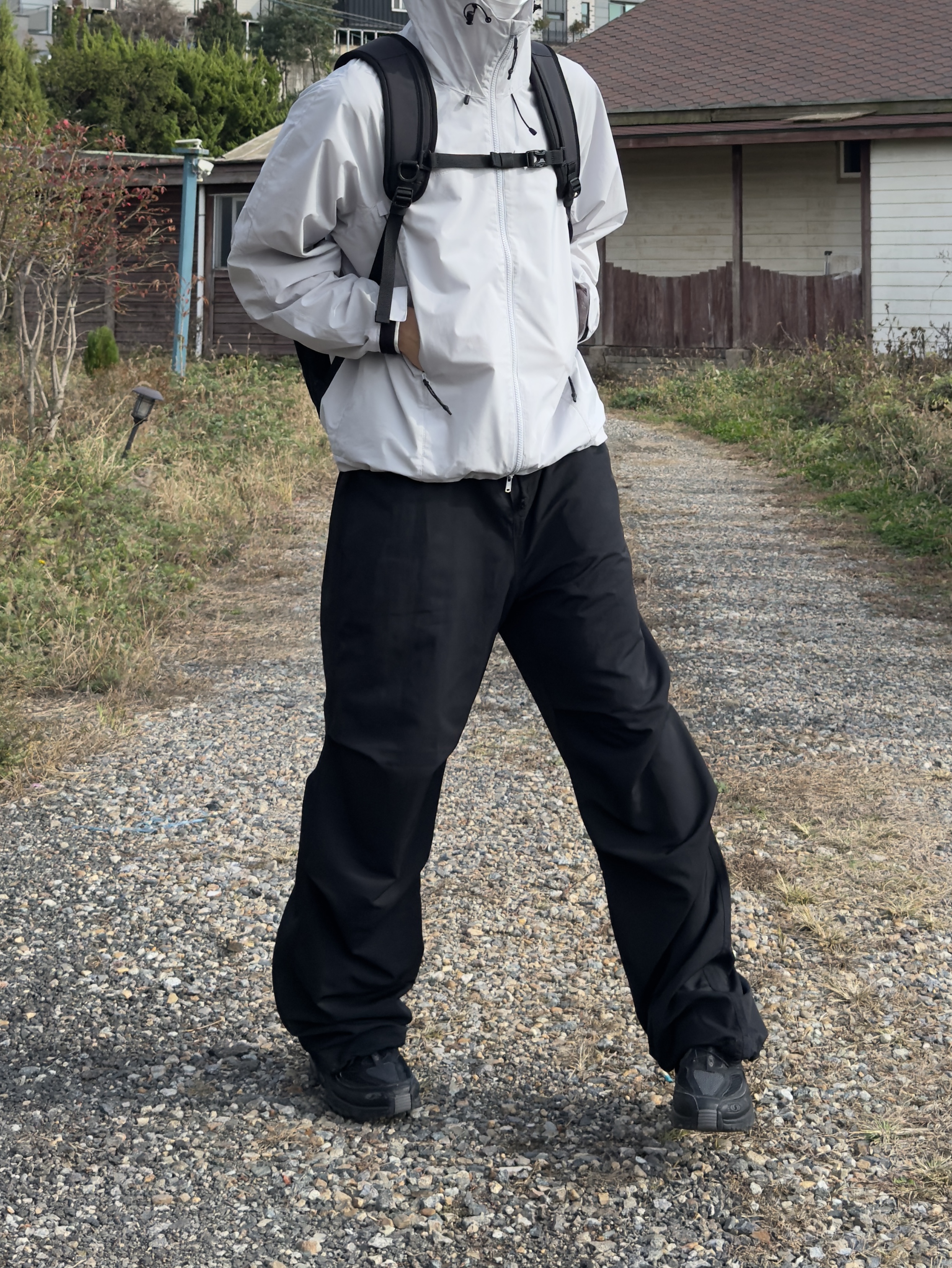 Salomon ACS Pro Black 착용 스타일 - 4