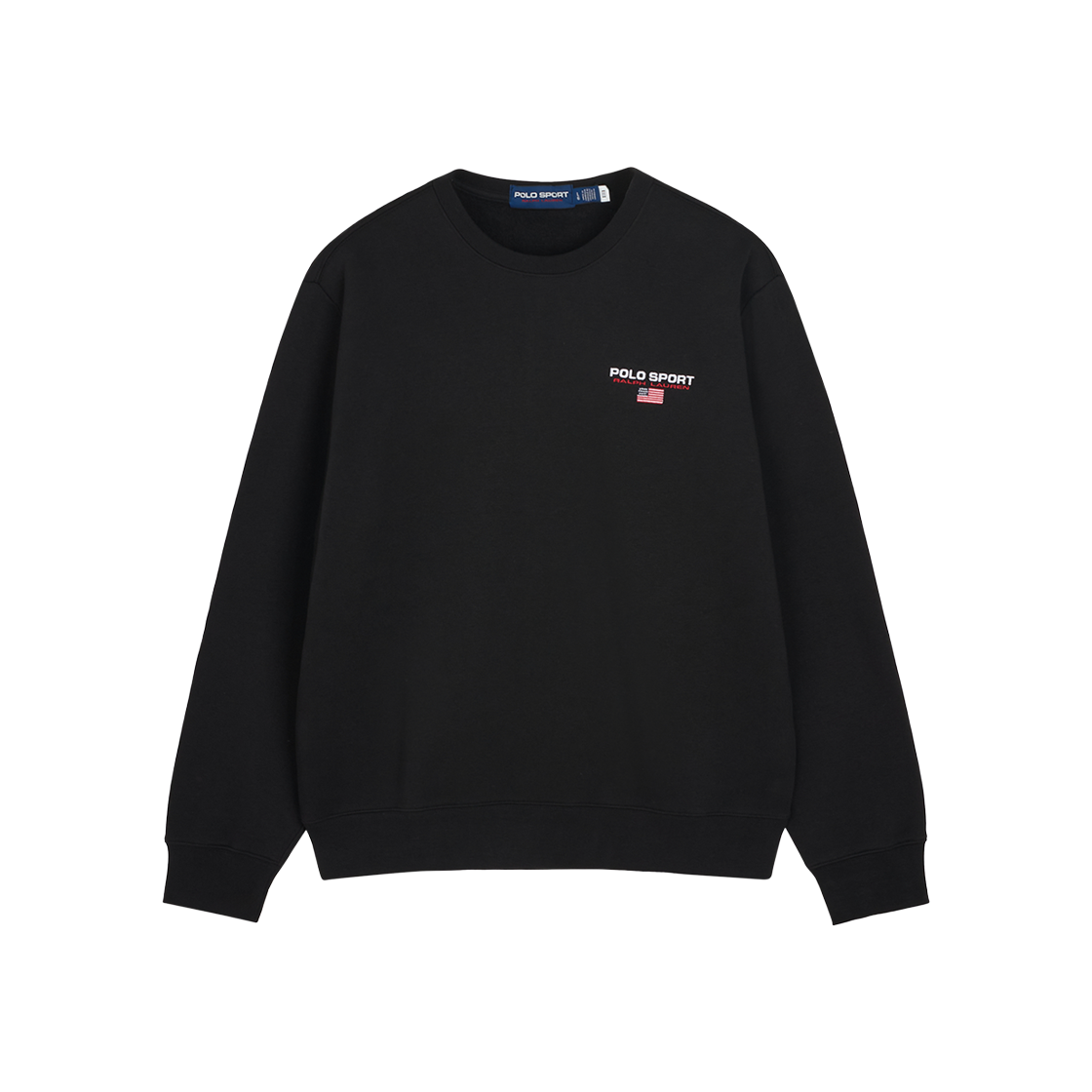 [30%적립] 폴로 랄프 로렌 폴로 스포츠 플리스 스웨트셔츠 블랙 화이트 - 24FW([30%적립] Polo Ralph Lauren Polo Sports Fleece Sweatshirt Black White - 24FW)