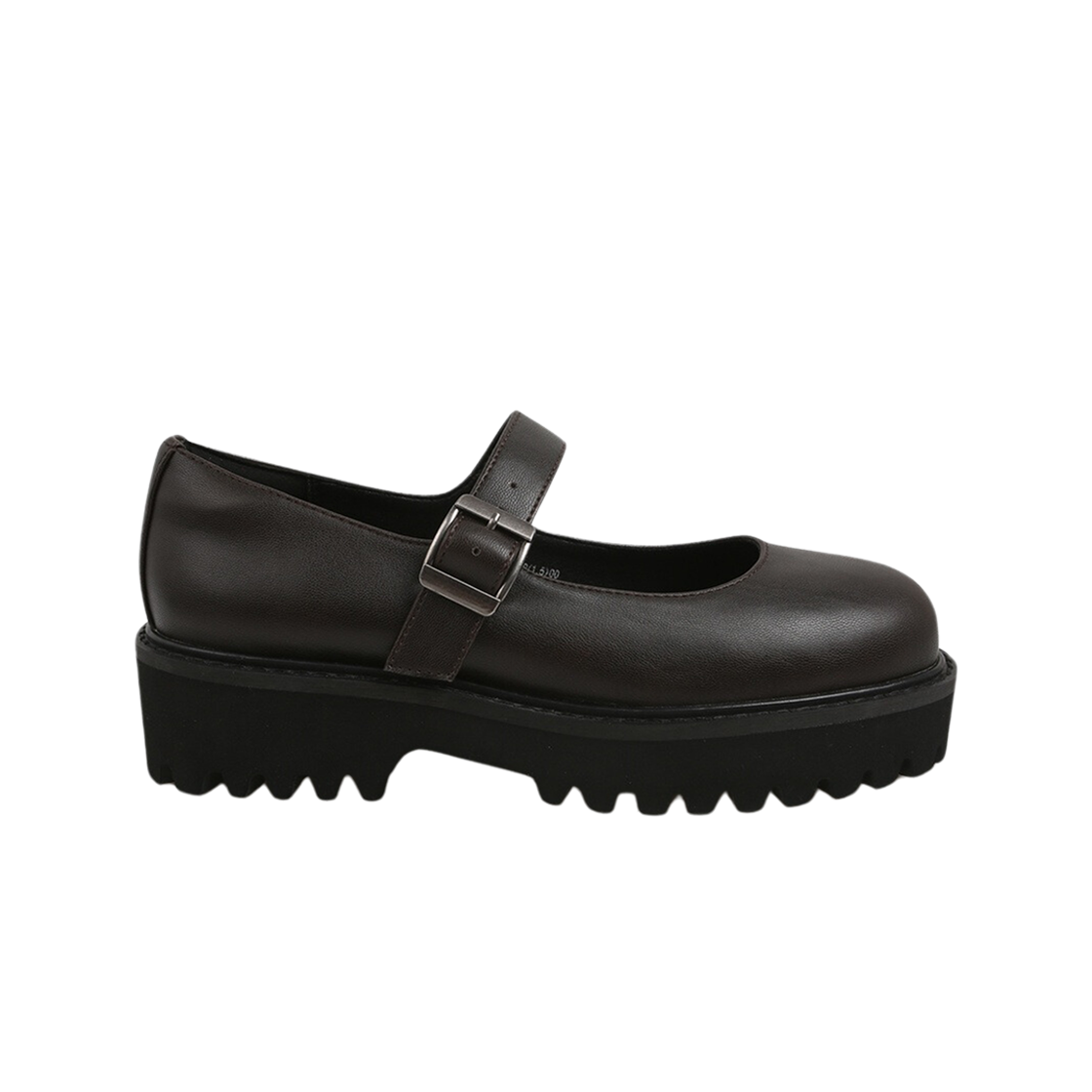 (W) 슈펜 버클 메리 제인 청키 로퍼 4.0 브라운((W) Shoopen Buckle Mary Jane Chunky Loafers 4.0 Brown)