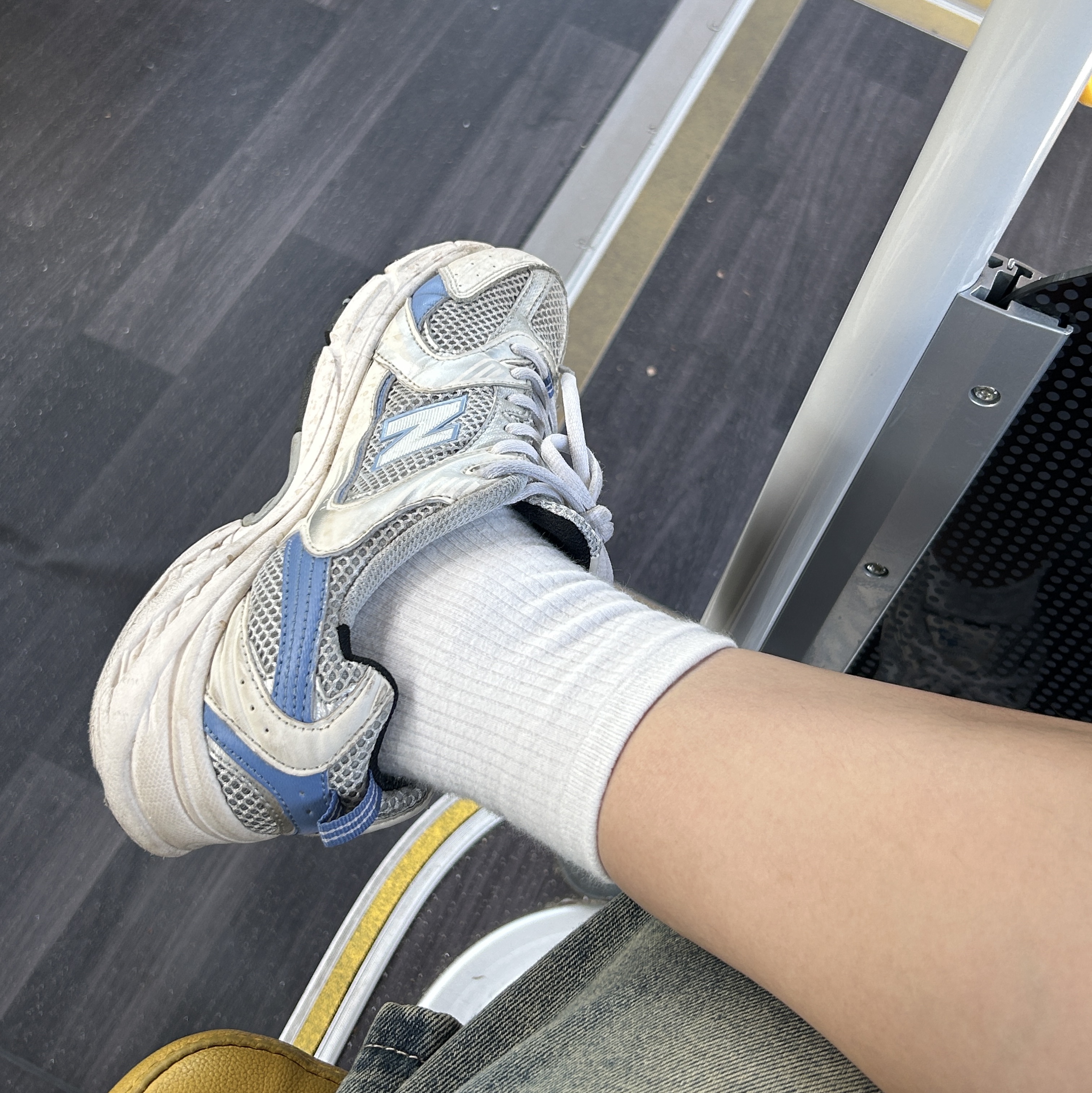 New Balance 530 Steel Blue 착용 스타일