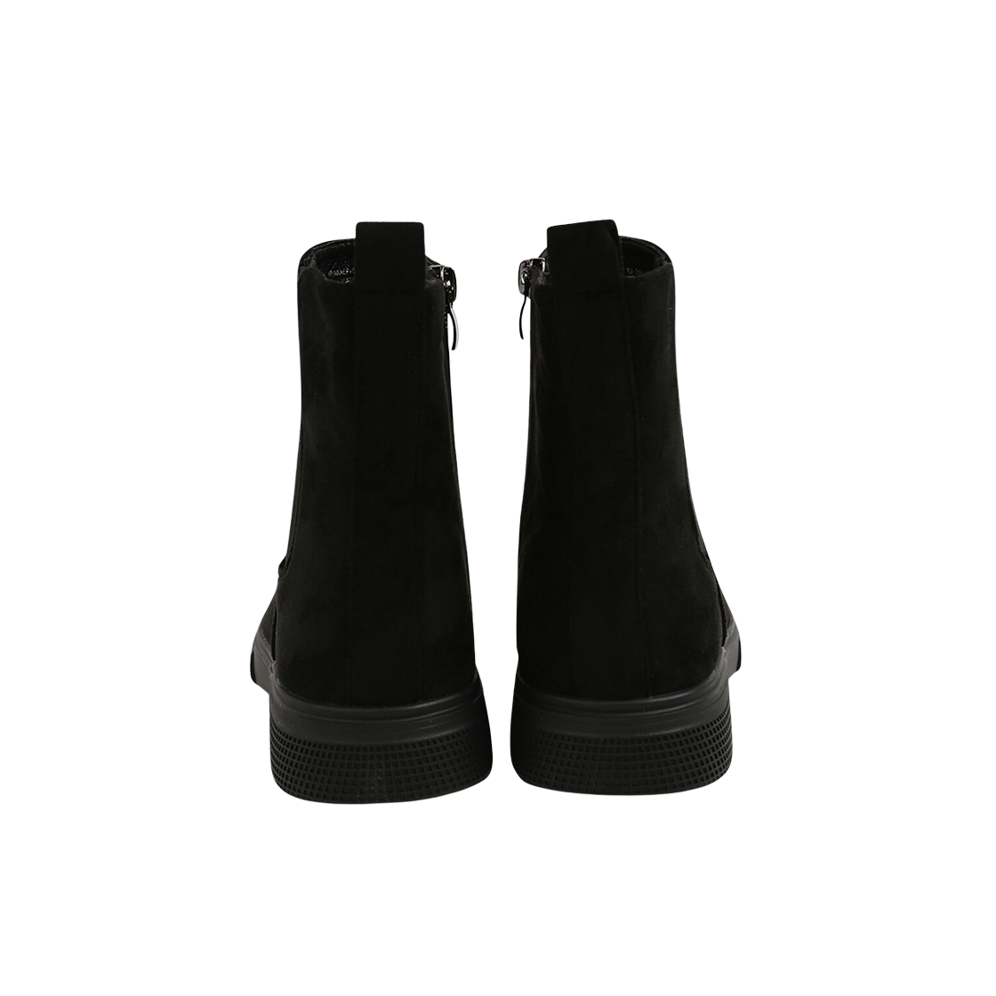 (W) 슈펜 컴포트 스웨이드 첼시 부츠 블랙 스웨이드((W) Shoopen Comfort Suede Chelsea Boots Black Suede) - 3