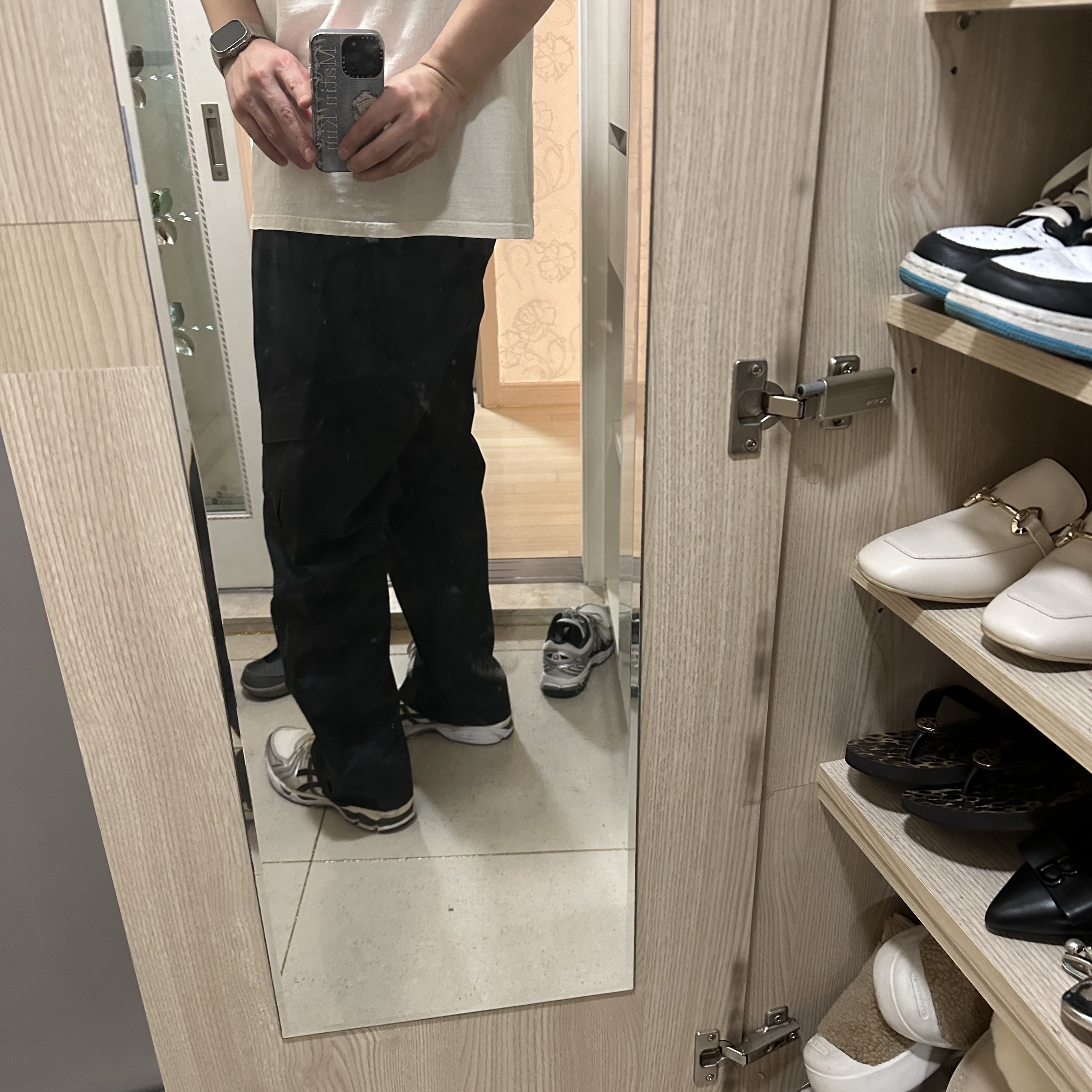 Nike x Drake Nocta 8K Peaks Track Pants Black (FZ3480-010) 착용 스타일 - 3