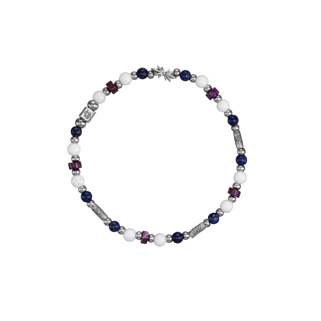 스쿠도 가든 바이올렛 카렌 비즈 브레이슬릿(Scudo Garden Violet Karen Beads Bracelet)