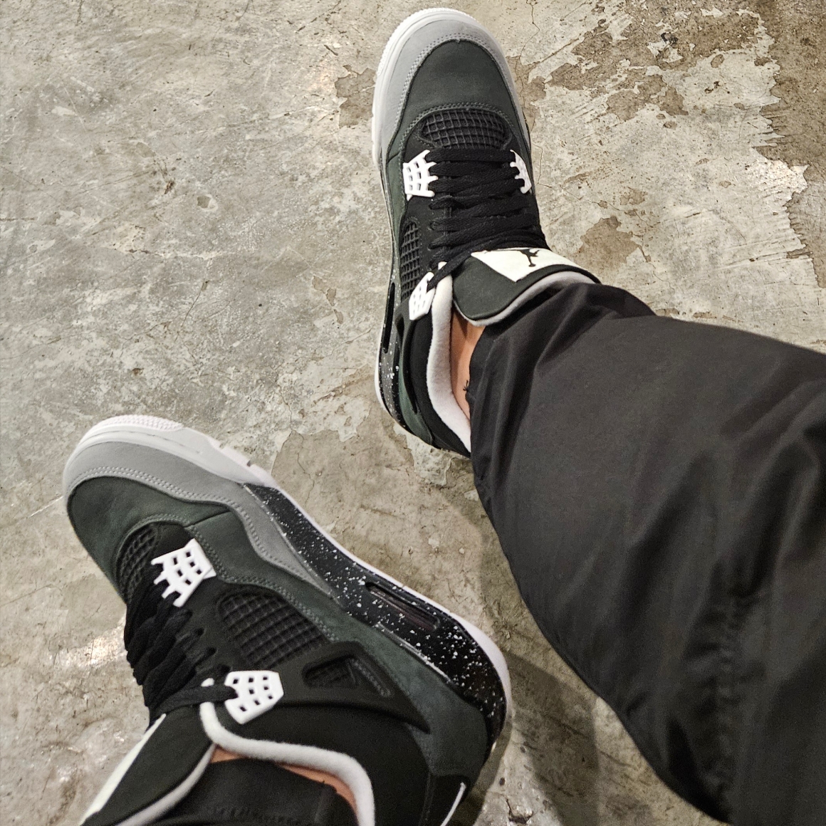 Jordan 4 Retro Fear 2024 착용 스타일