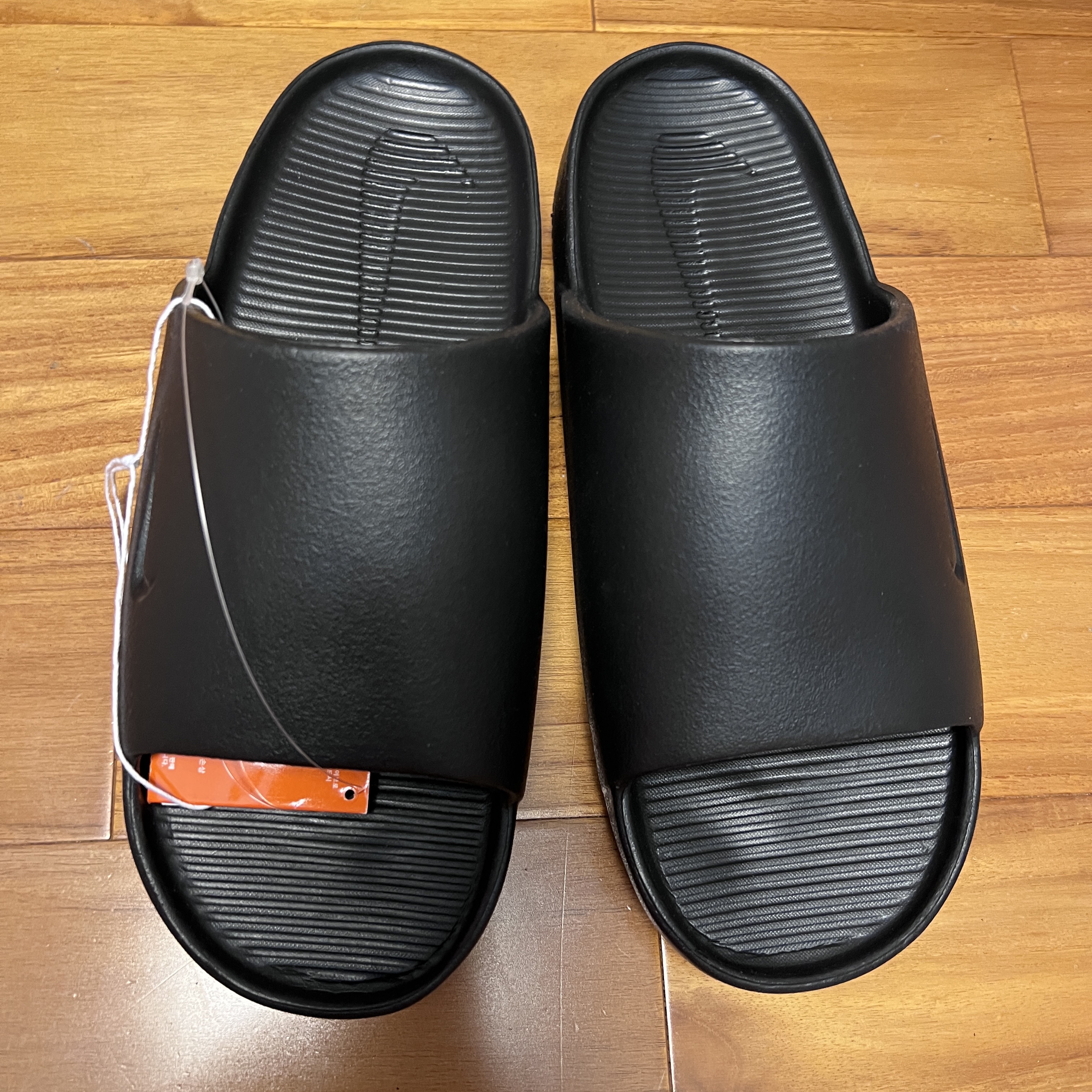 (W) Nike Calm Slide Black 착용 스타일