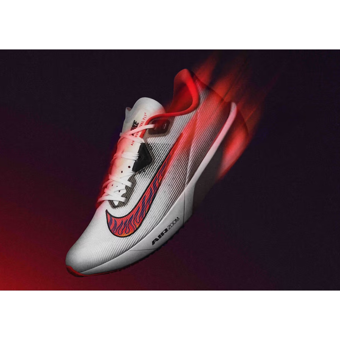 Nike ZoomX Vaporfly Next% 3 PRM White Habanero Red 착용 스타일 - 4