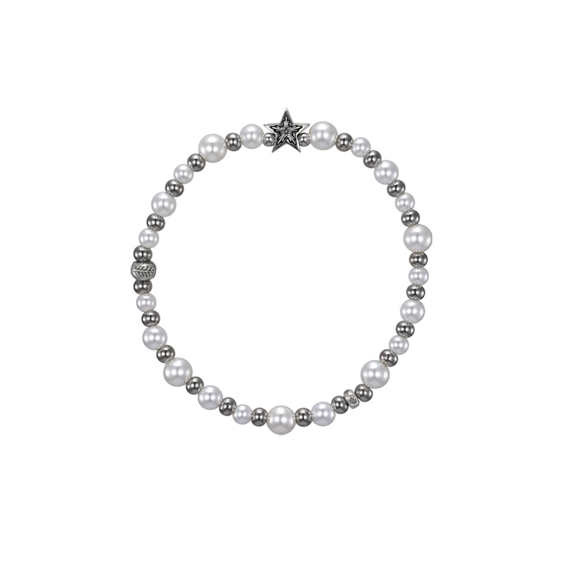 ブレスレット SCUDO White Pearl Sea Star Beads 스쿠도 화이트 펄 씨 스타 비즈 | SCUDO | KREAM