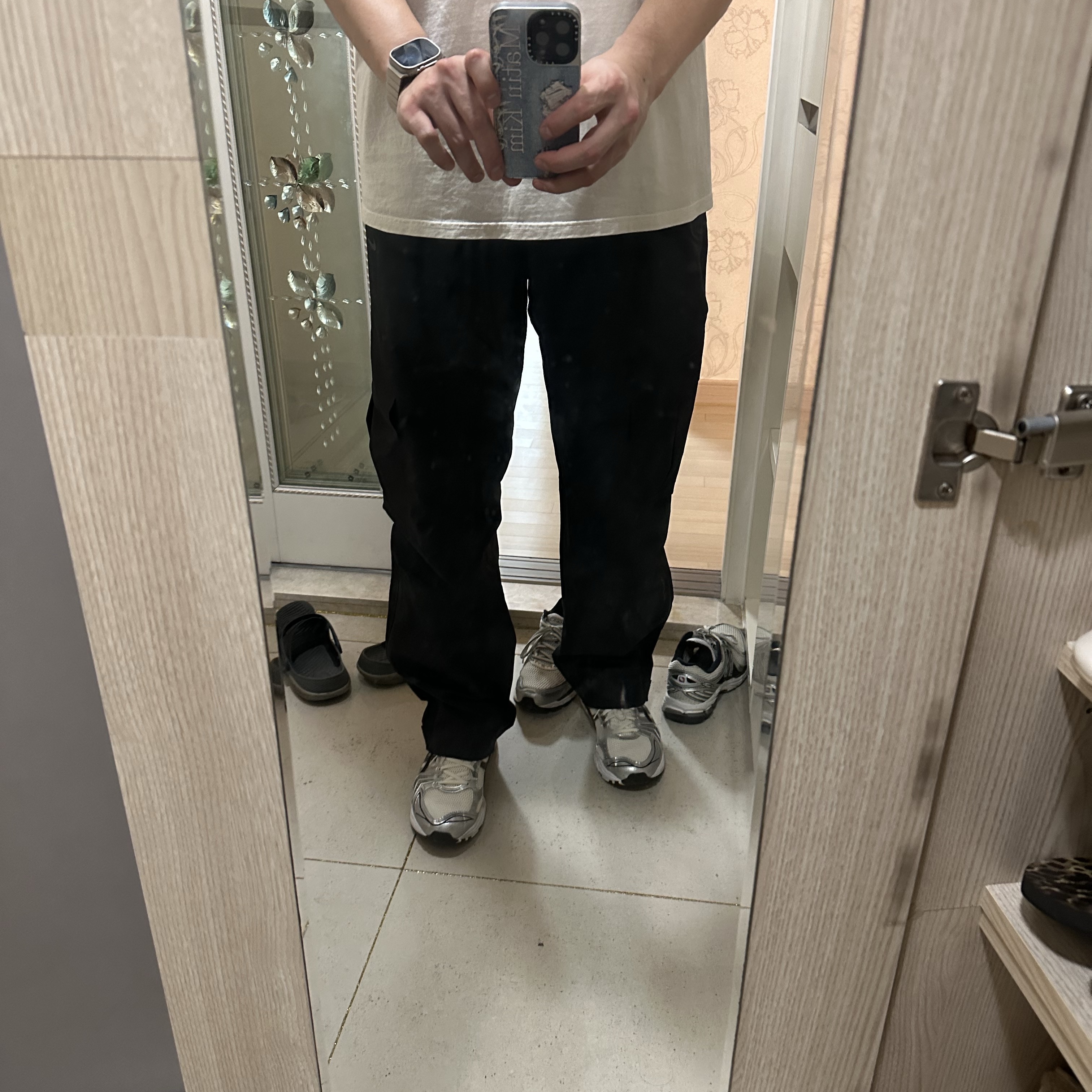 Nike x Drake Nocta 8K Peaks Track Pants Black (FZ3480-010) 착용 스타일 - 1