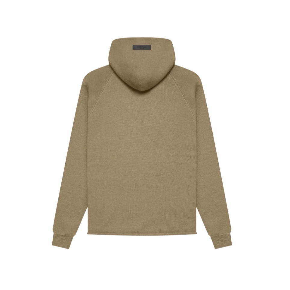 Essentials Knit Hoodie Oak - 22SS 착용 스타일 - 2