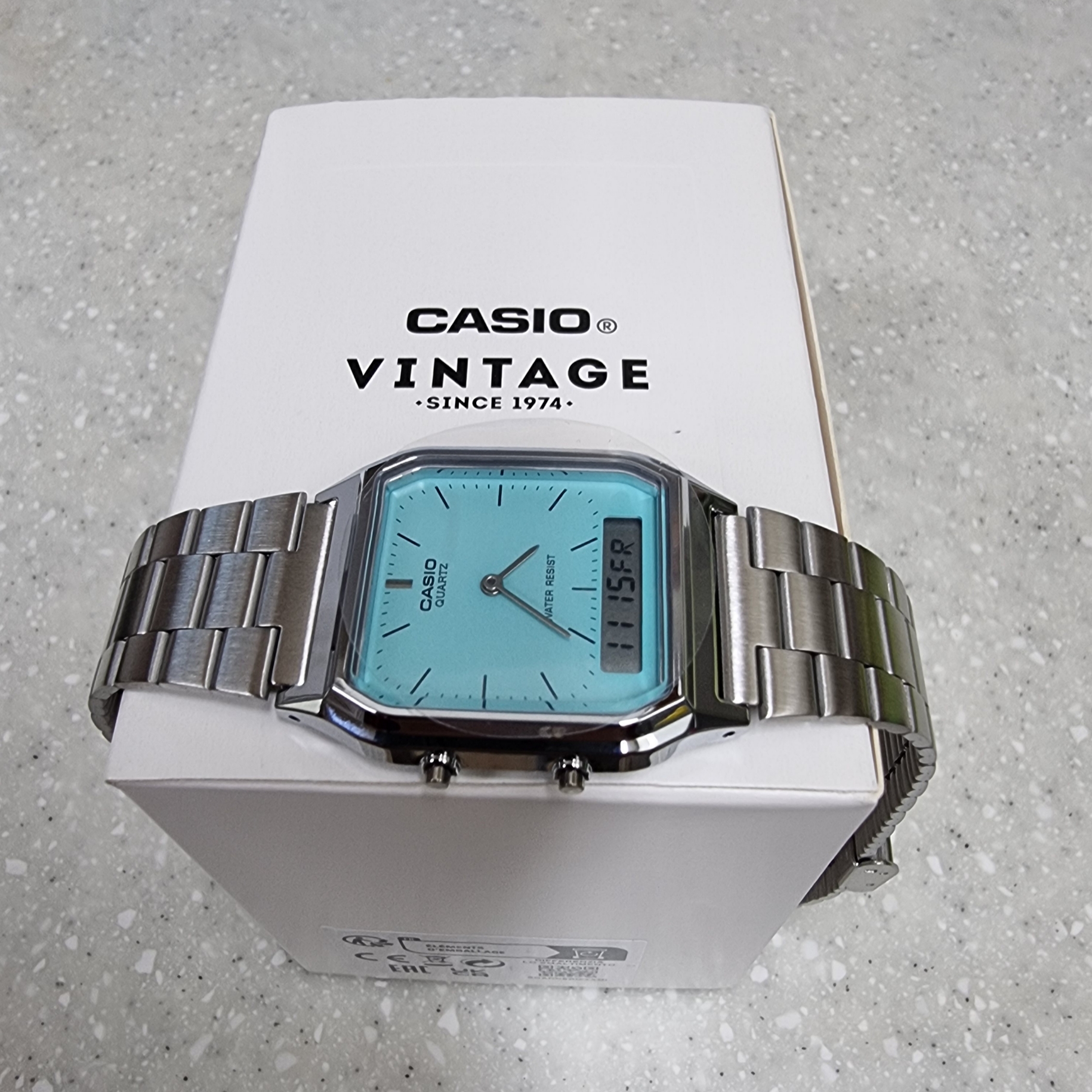 Casio AQ-230A-2A2MQY 착용 스타일 - 1