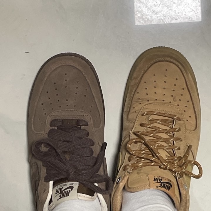 (W) Nike Air Force 1 '07 Cacao Wow 착용 스타일 - 2