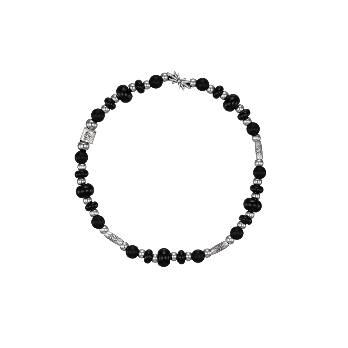스쿠도 가든 카렌 비즈 브레이슬릿 블랙(Scudo Garden Karen Beads Bracelet Black)
