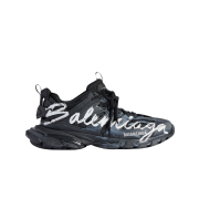Balenciaga Track Signature Sneakers Black White