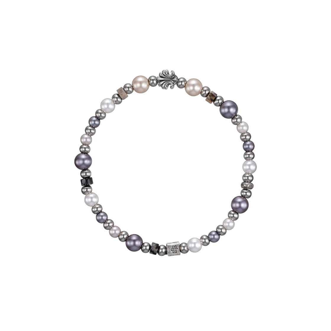 스쿠도 쉘 멀티 펄 카렌 브레슬릿(Scudo Shell Multi Pearl Karen Bracelet)