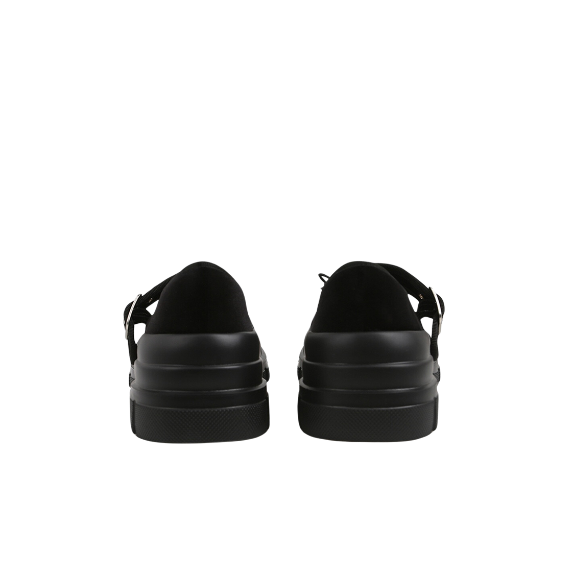 (W) 슈펜 리본 메리 제인 청키 스니커즈 글로시 블랙((W) Shoopen Ribbon Mary Jane Chunky Sneakers Glossy Black) - 3