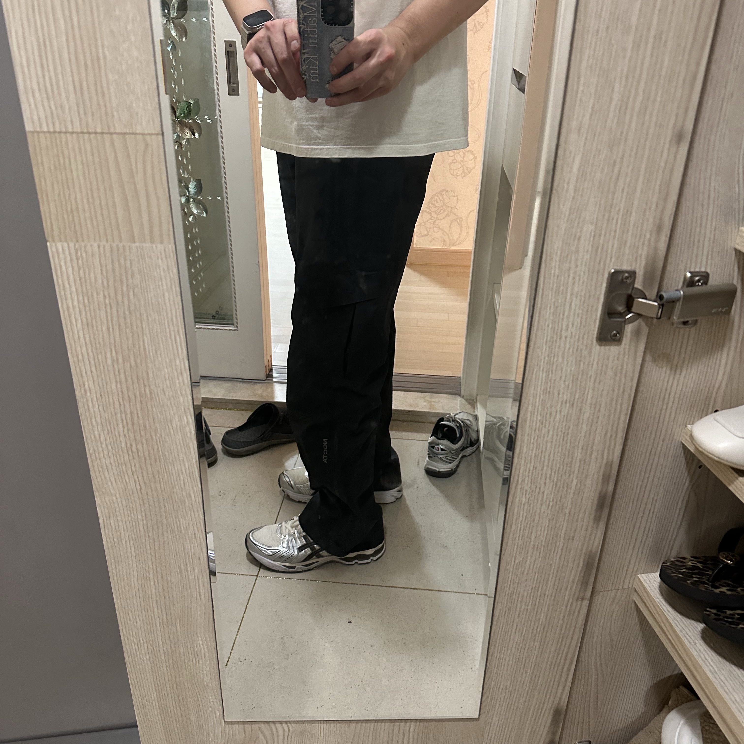 Nike x Drake Nocta 8K Peaks Track Pants Black (FZ3480-010) 착용 스타일 - 2