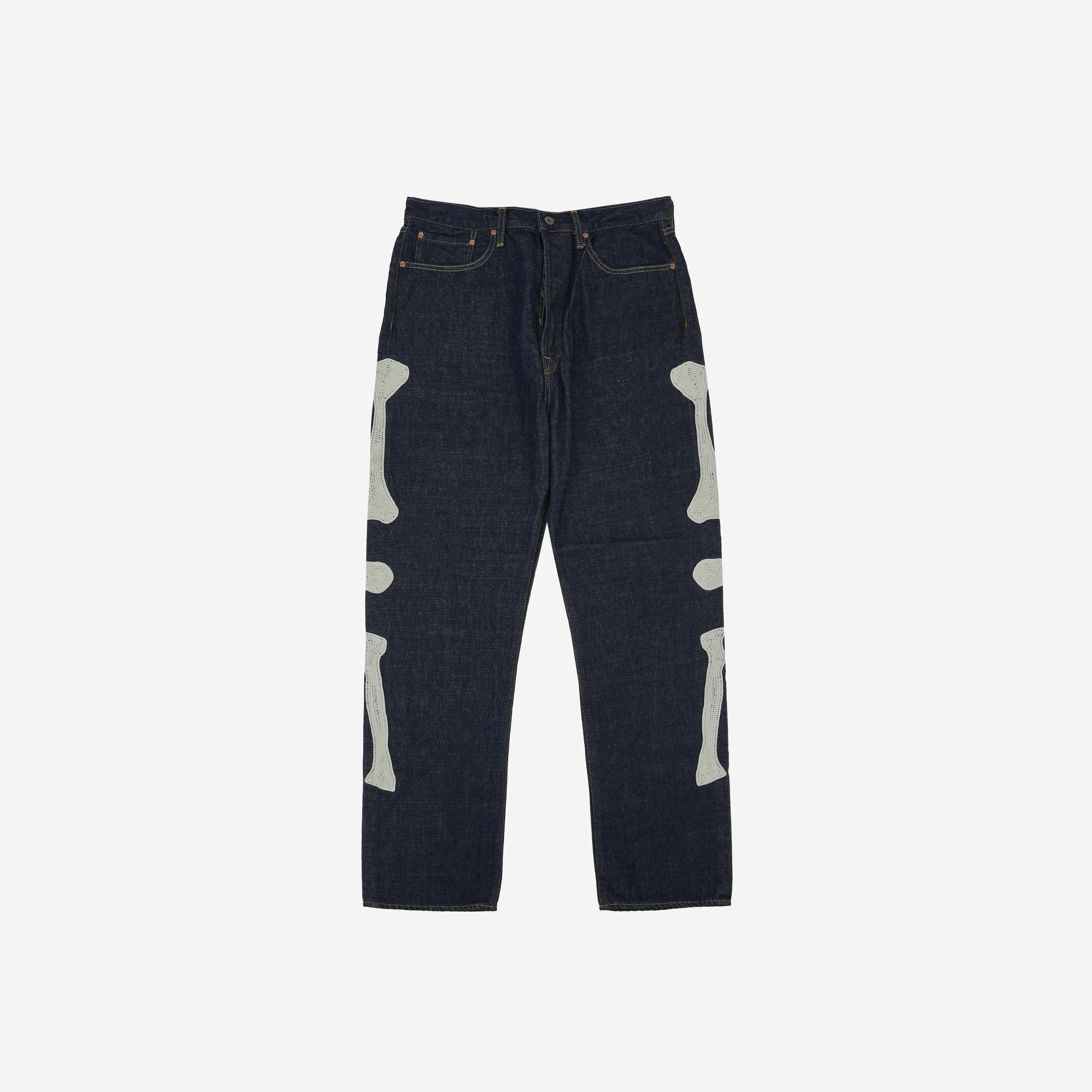 Kapital 12.5 oz. Denim Mexican Tuxedo 5P Okagilly Pants Indigo